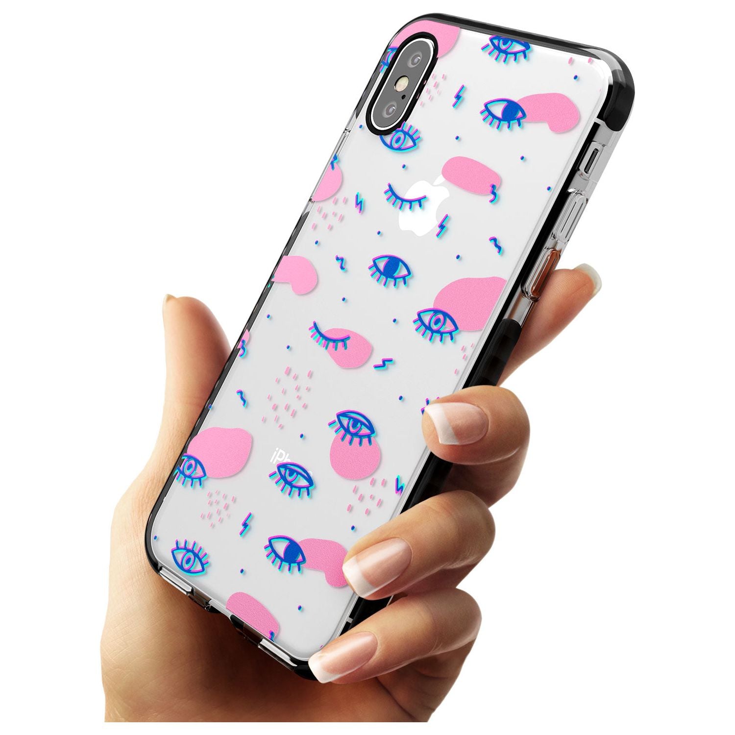 Pink Eye Blotches iPhone Case Phone Case - Case Warehouse
