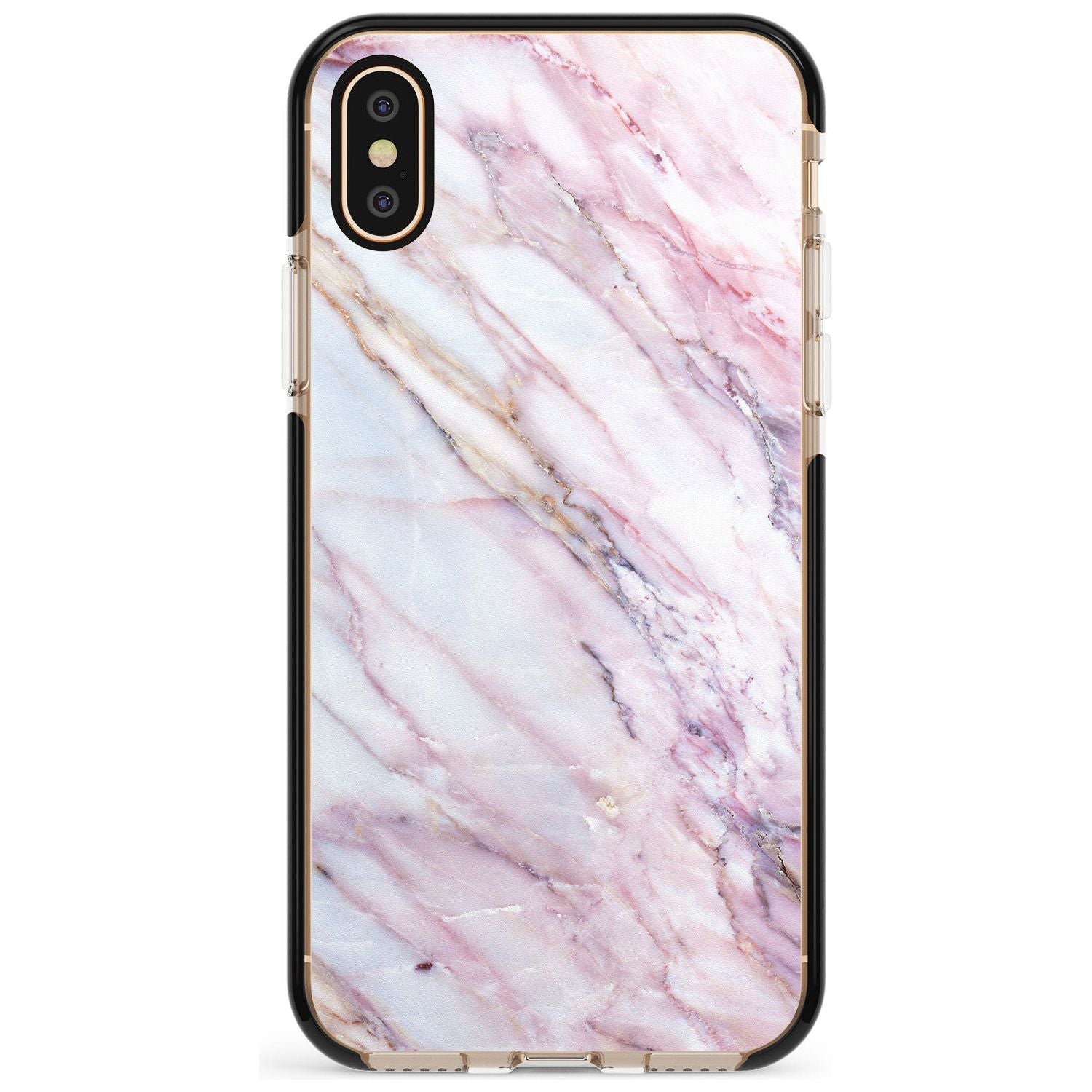 White, Pink & Purple Onyx Marble Texture Pink Fade Impact Phone Case for iPhone X XS Max XR