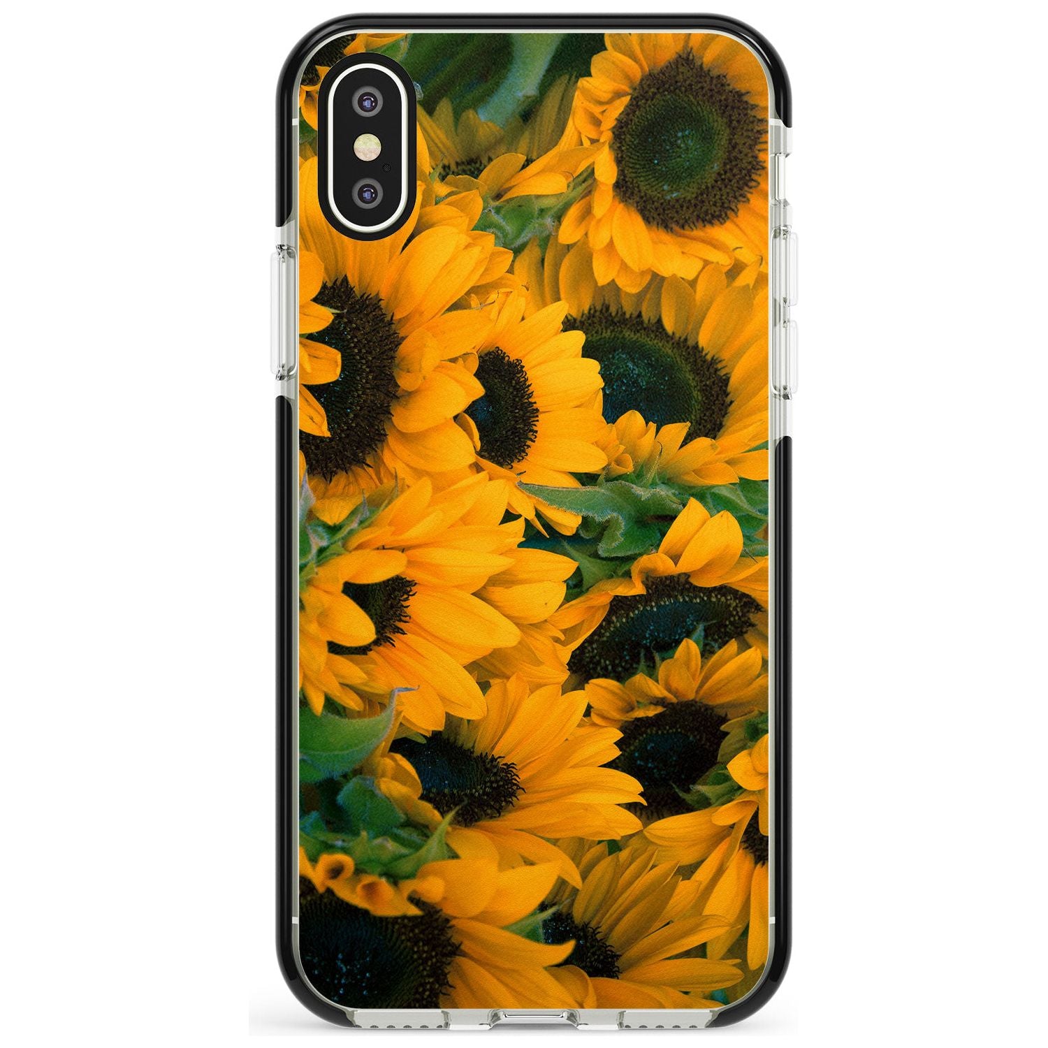 Sunflowers iPhone Case Black Impact Phone Case - Case Warehouse