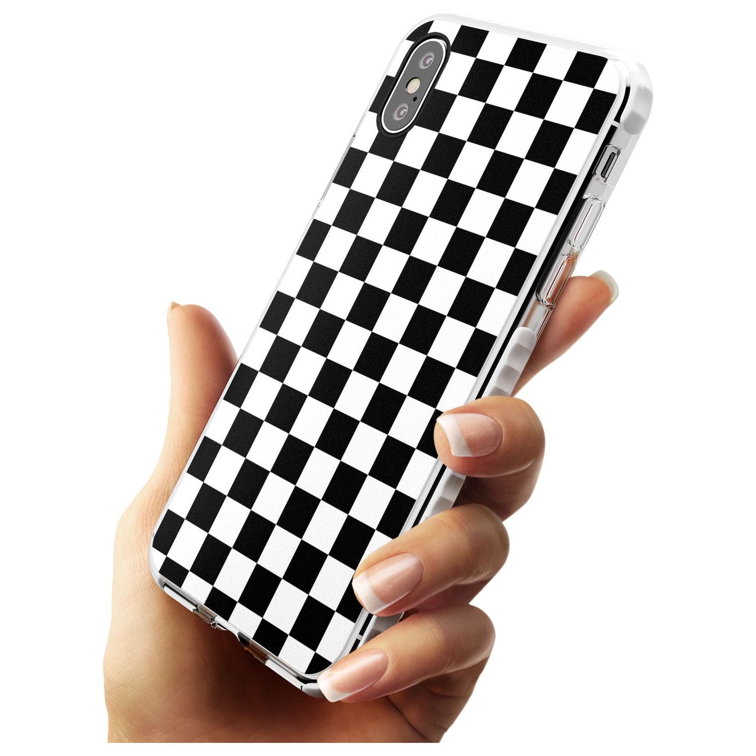 Black Checkered iPhone Case Phone Case - Case Warehouse