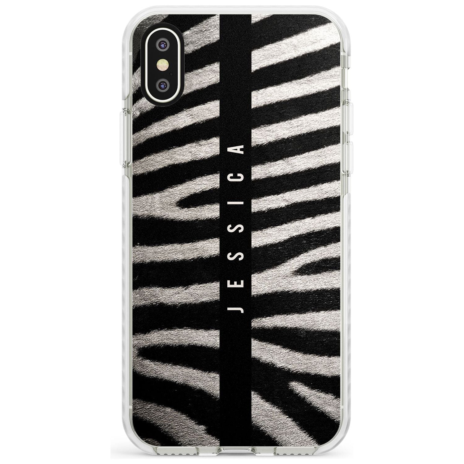 Zebra Print iPhone Case Impact Case Custom Phone Case - Case Warehouse