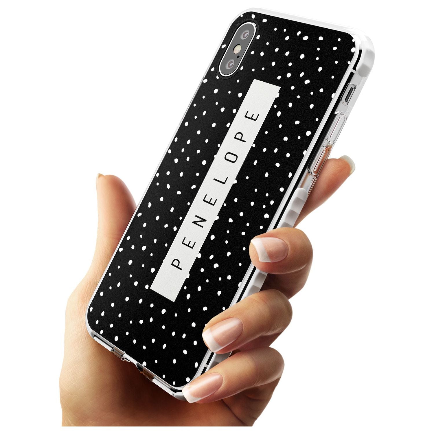 Custom Black Dots iPhone Case Custom Phone Case - Case Warehouse