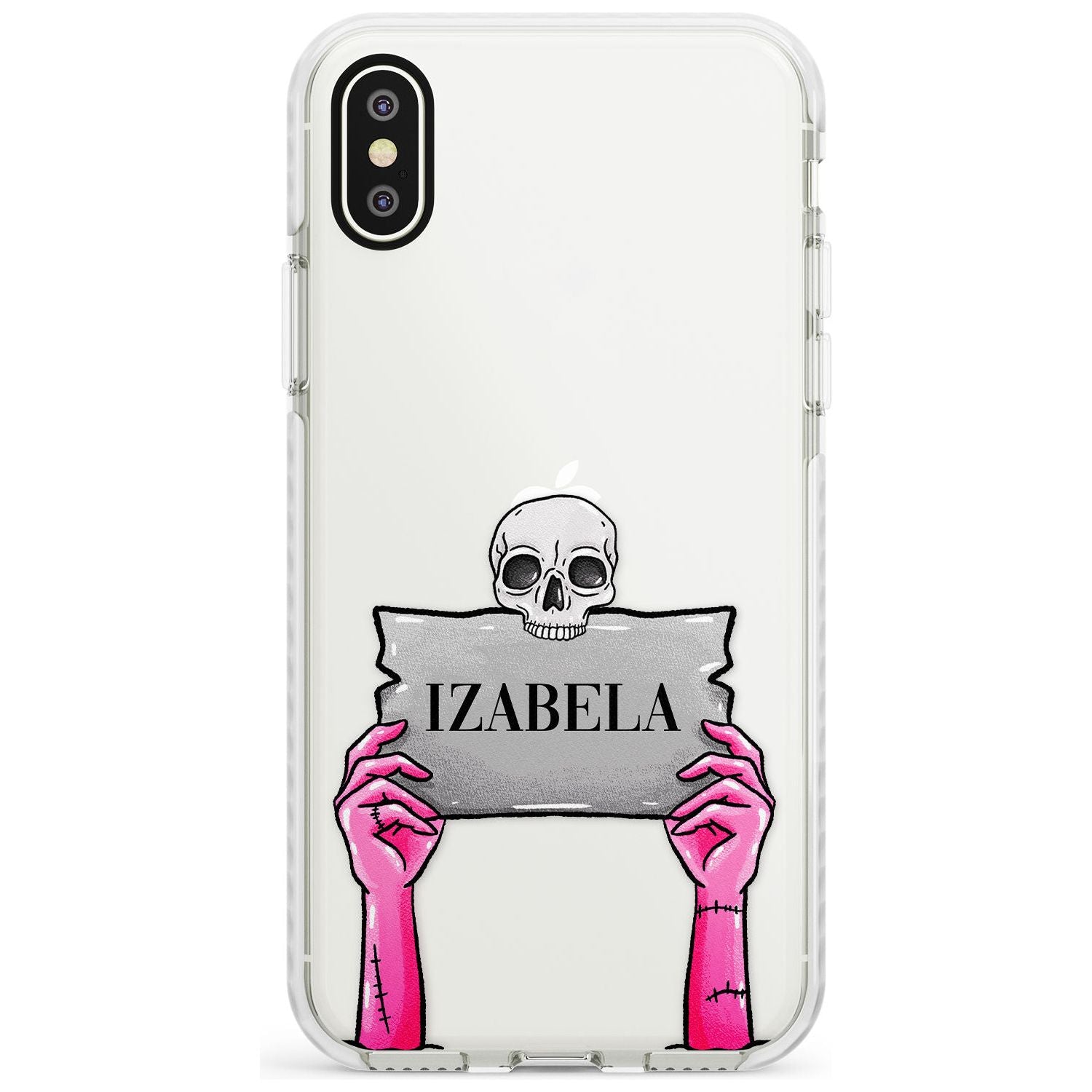 Personalised Grave Plaque Impact Phone Case for iPhone X XS Max XR