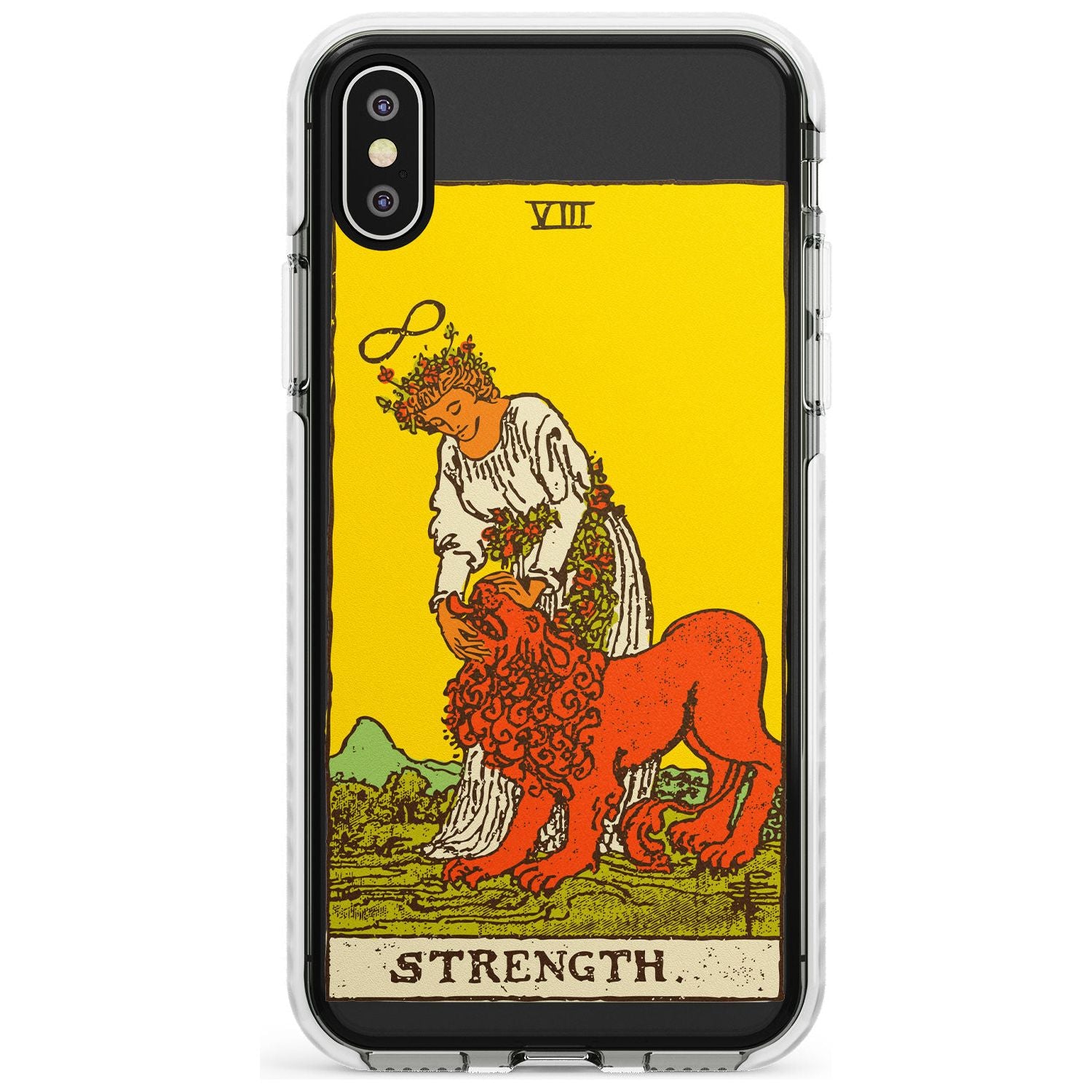 Strength Tarot Card - Colour Slim TPU Phone Case Warehouse X XS Max XR