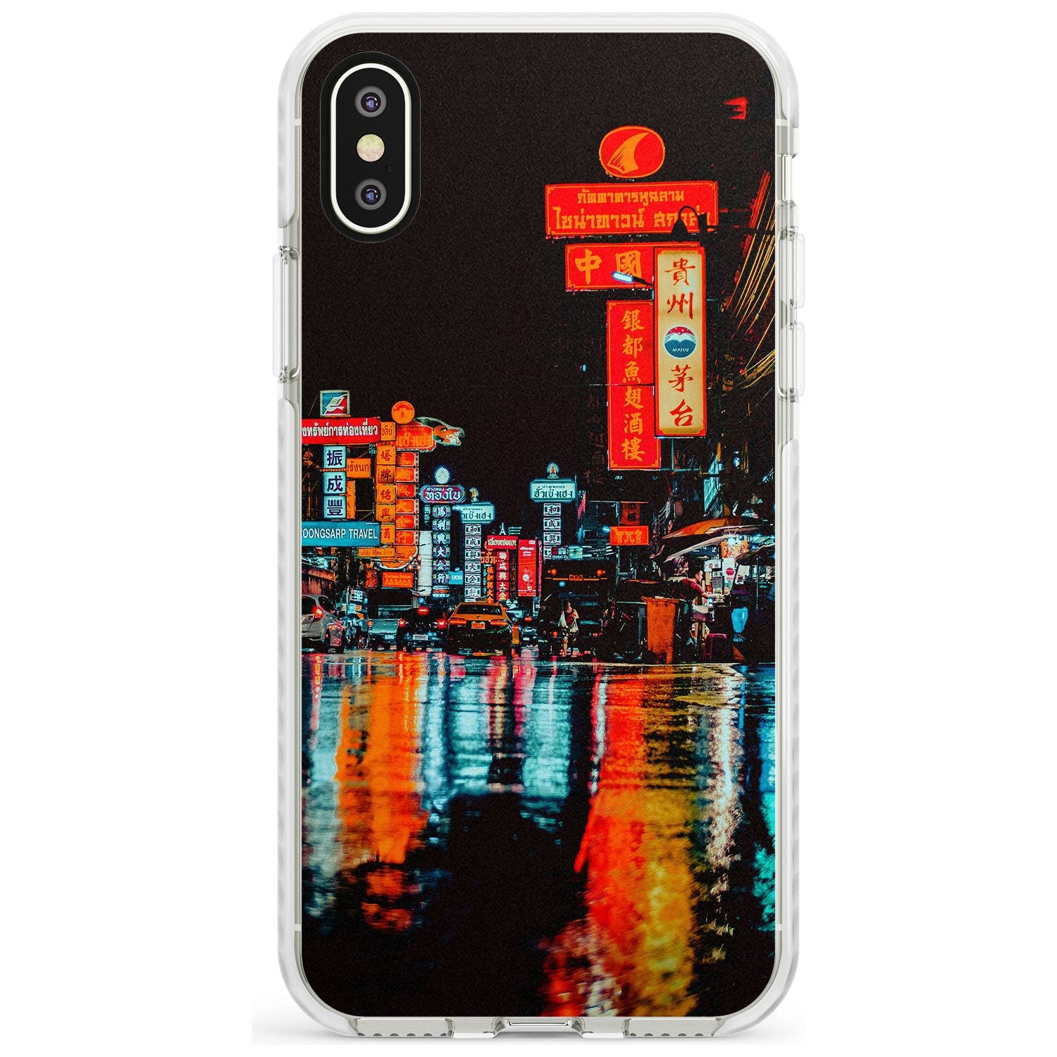 Neon City iPhone Case Impact Case Phone Case - Case Warehouse