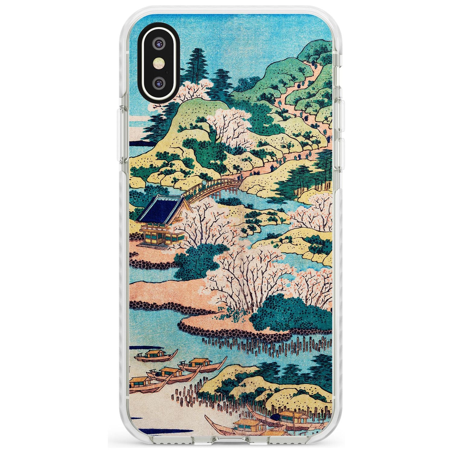 Coastal Community by Katsushika Hokusai Slim TPU Phone Case Warehouse X XS Max XR