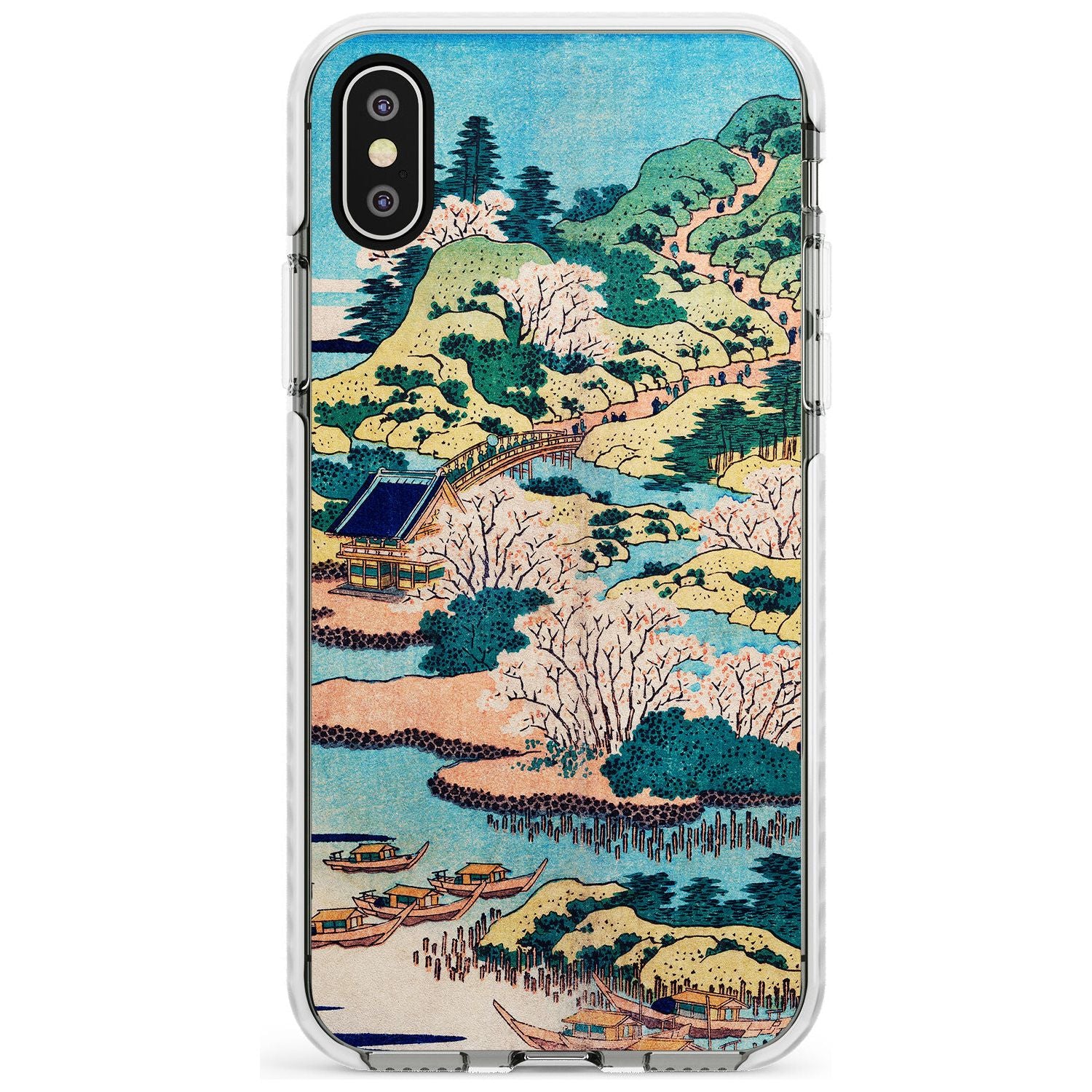 Coastal Community by Katsushika Hokusai Slim TPU Phone Case Warehouse X XS Max XR