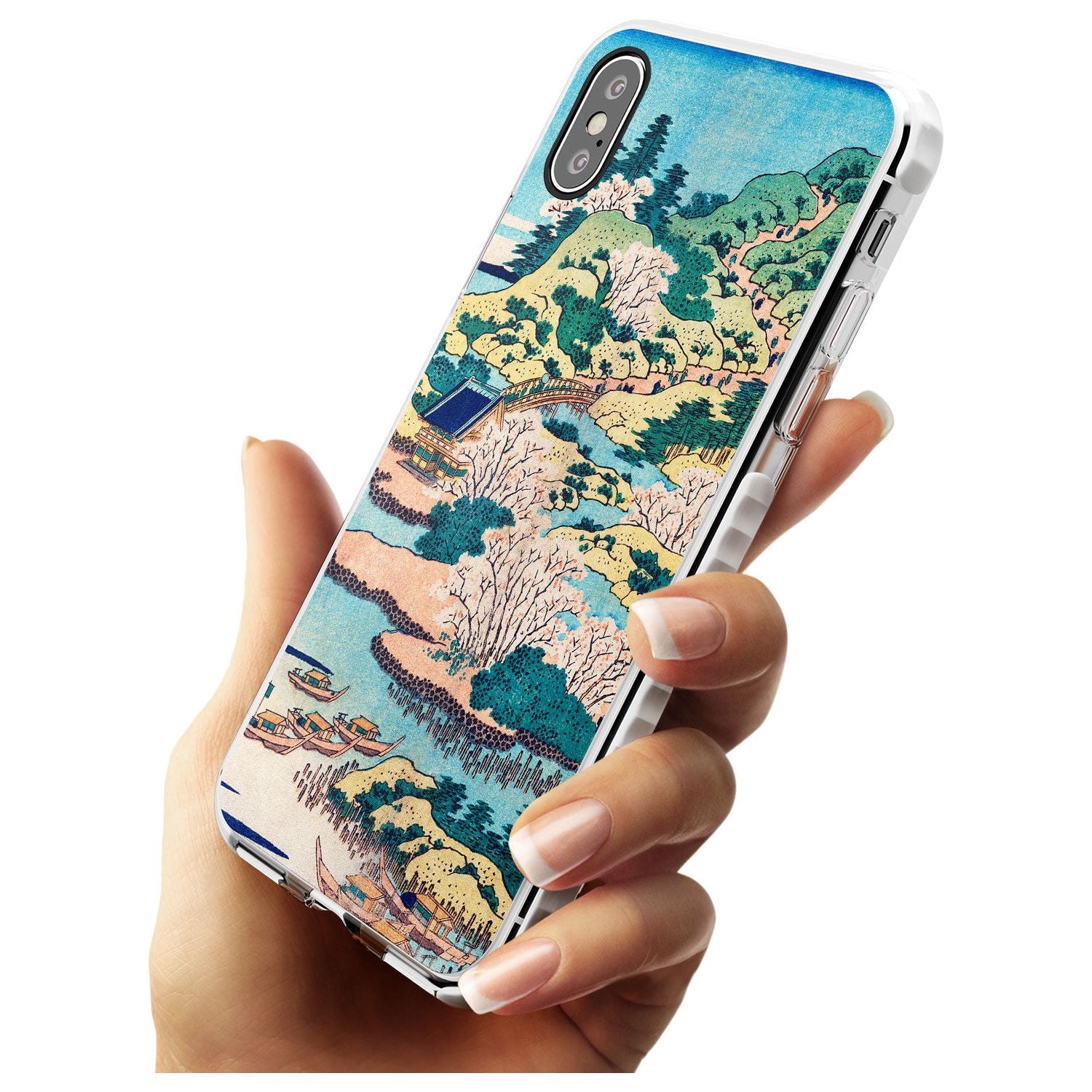 Coastal Community by Katsushika Hokusai Slim TPU Phone Case Warehouse X XS Max XR