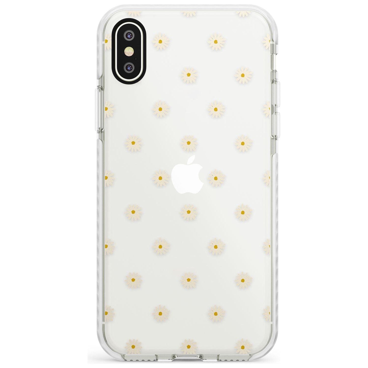 Daisy Pattern - Clear Cute Floral Design Slim TPU Phone Case Warehouse X XS Max XR