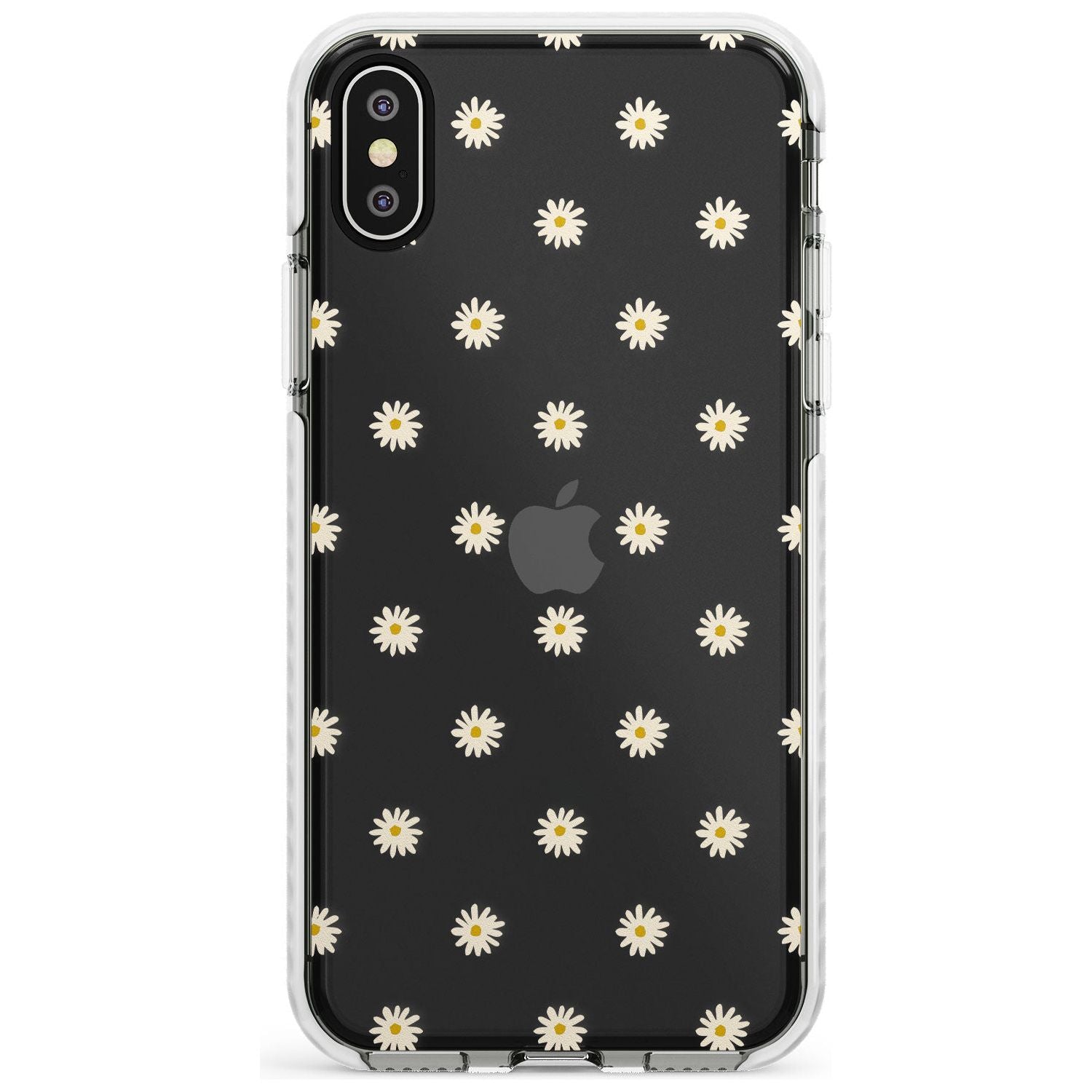 Daisy Pattern - Clear Cute Floral Design Slim TPU Phone Case Warehouse X XS Max XR