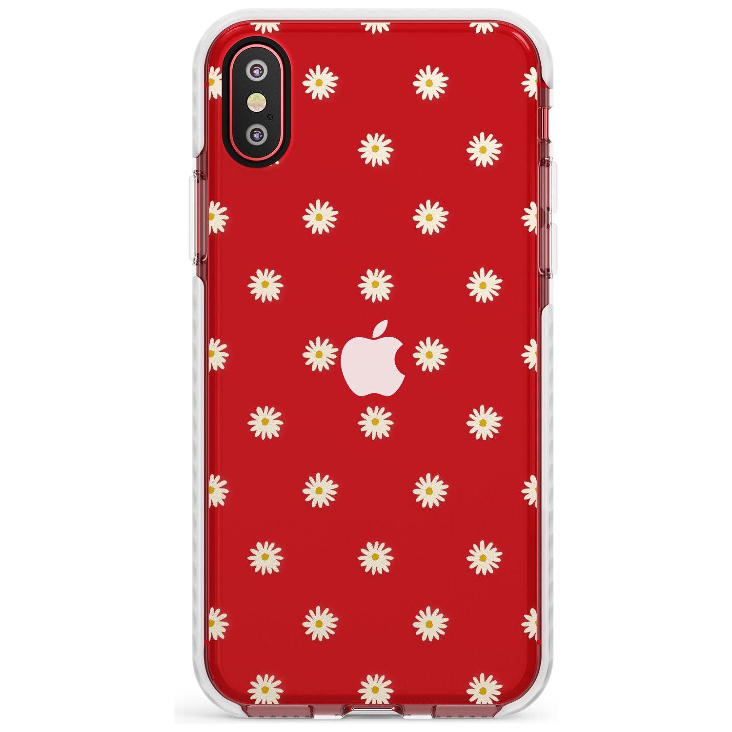 Daisy Pattern - Clear Cute Floral Design Slim TPU Phone Case Warehouse X XS Max XR