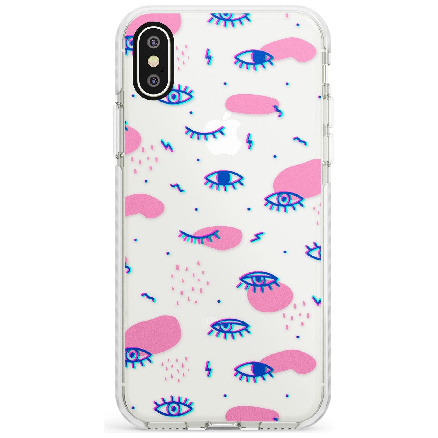 Pink Eye Blotches iPhone Case Impact Case Phone Case - Case Warehouse