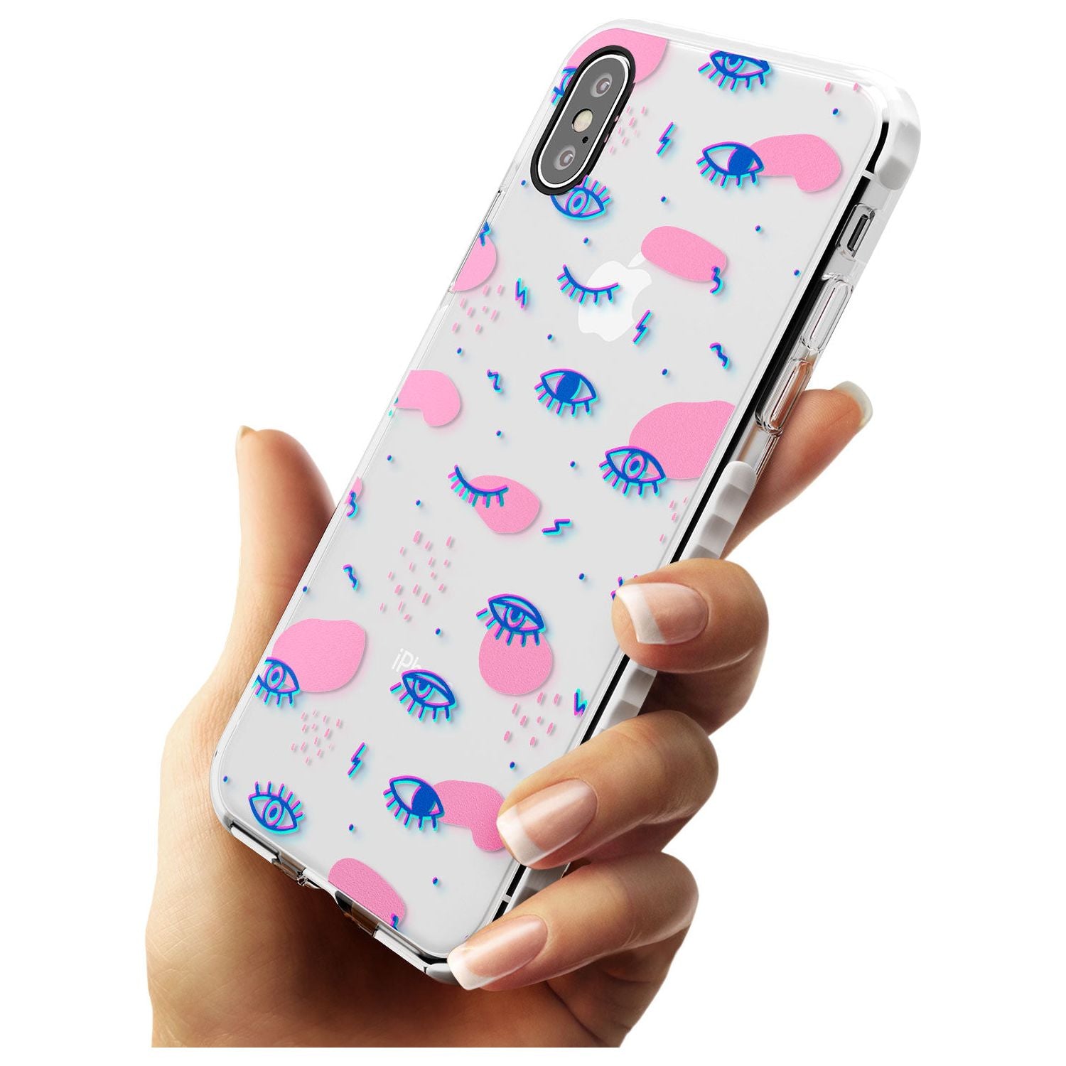 Pink Eye Blotches iPhone Case Phone Case - Case Warehouse