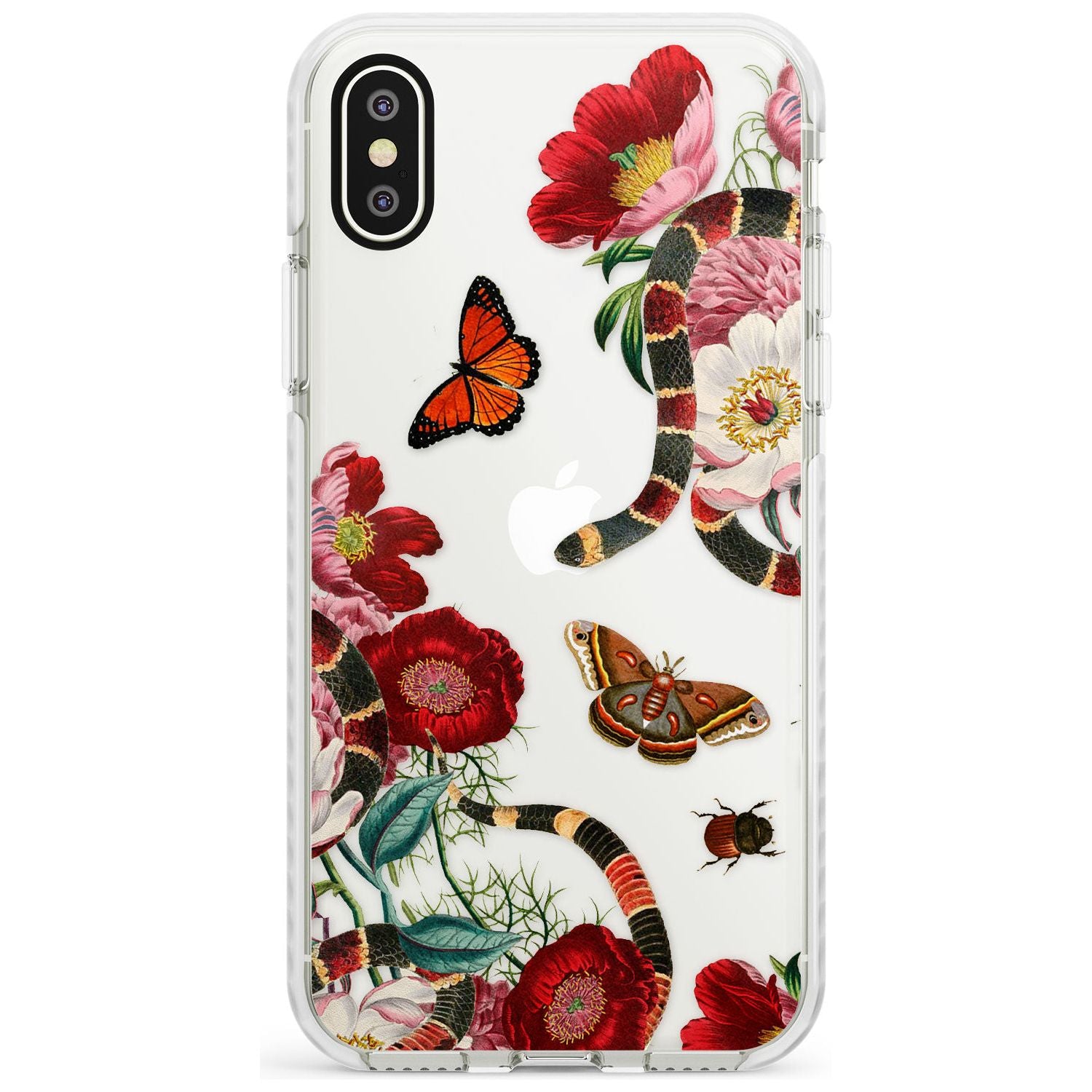 Botanical Snake Slim TPU Phone Case Warehouse X XS Max XR