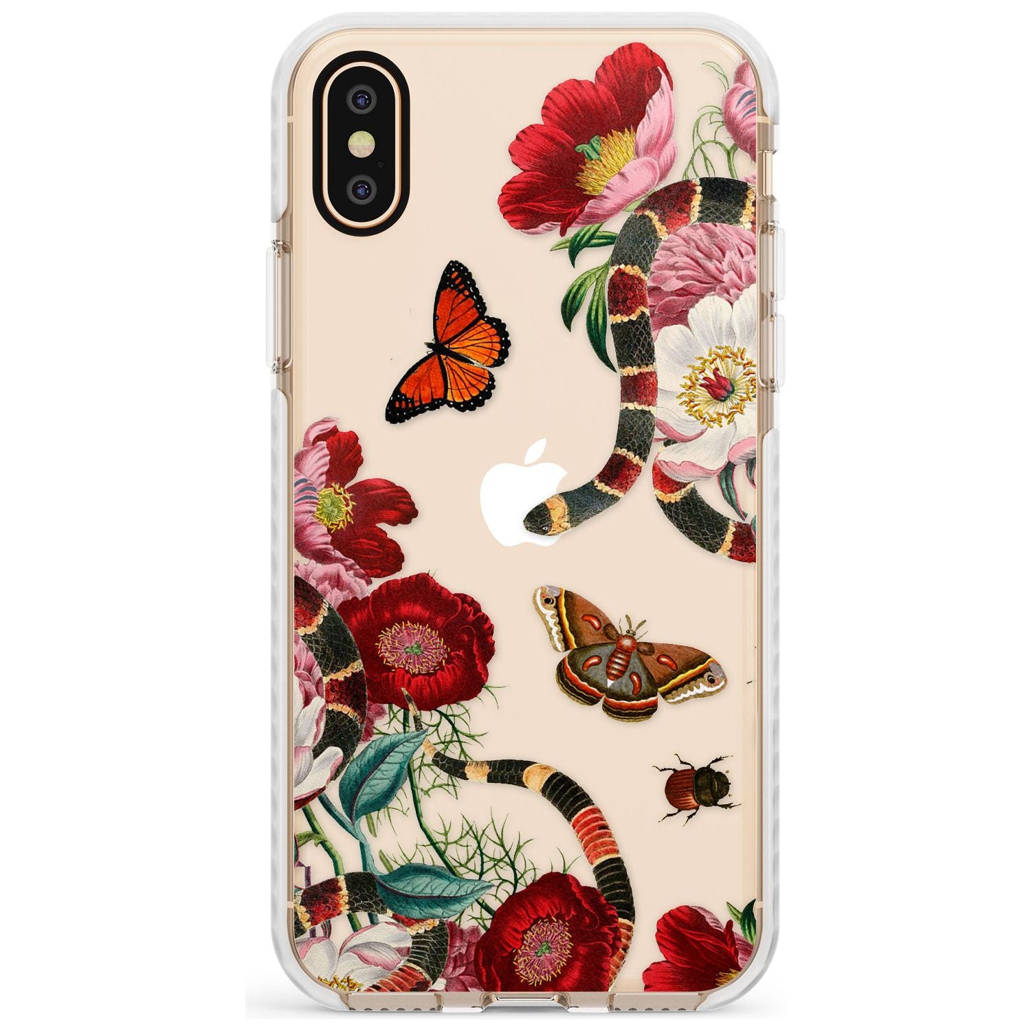 Botanical Snake Slim TPU Phone Case Warehouse X XS Max XR