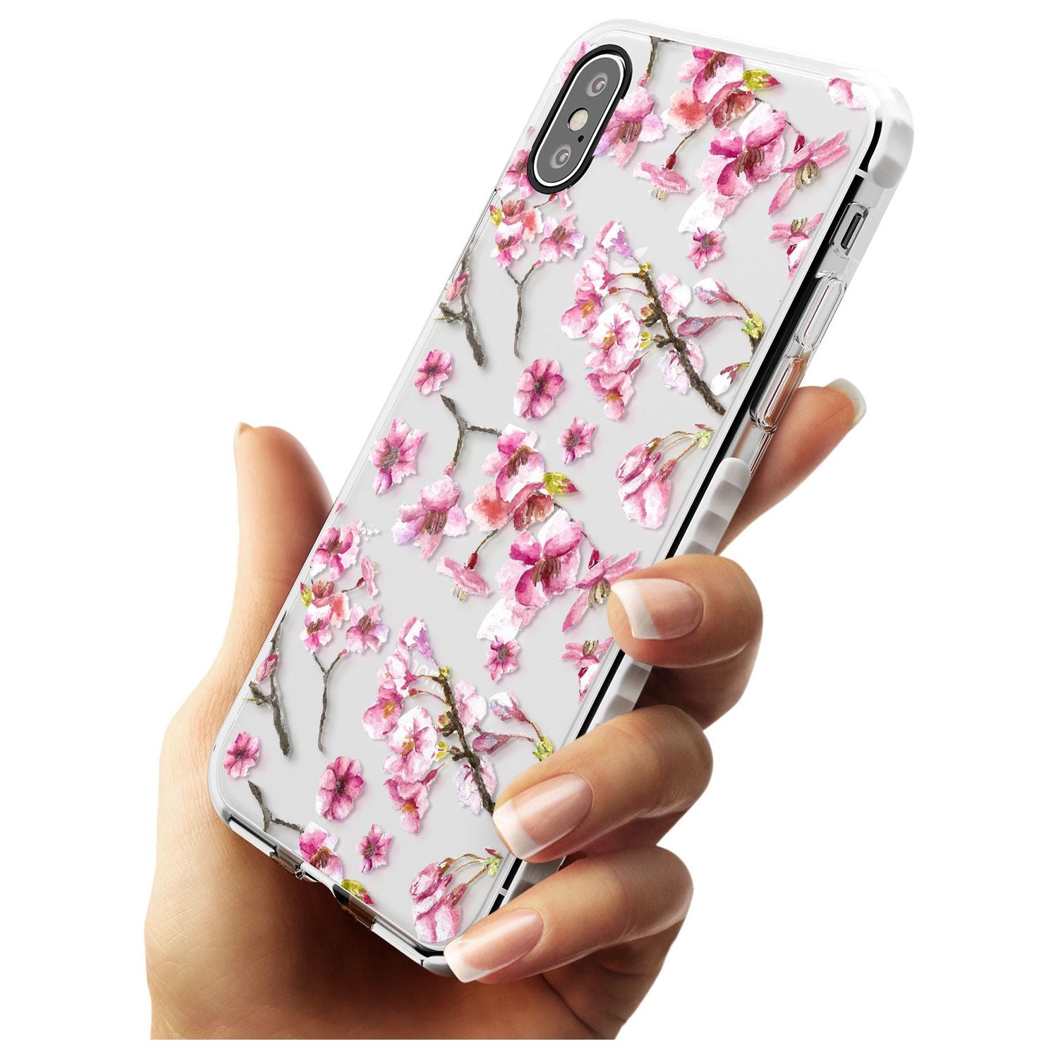 Sakura Watercolour iPhone Case Phone Case - Case Warehouse