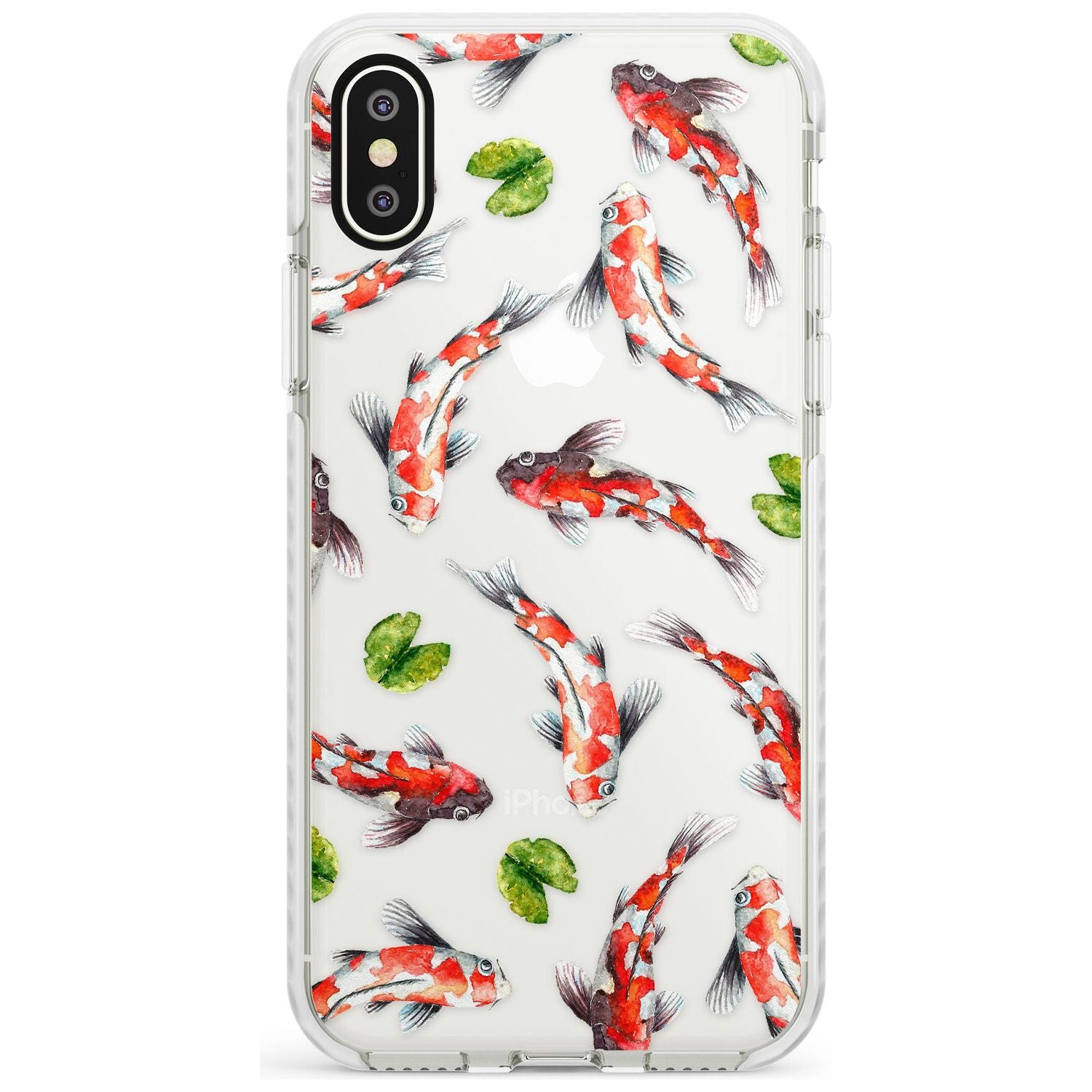 Koi Fish Japanese Watercolour iPhone Case Impact Case Phone Case - Case Warehouse