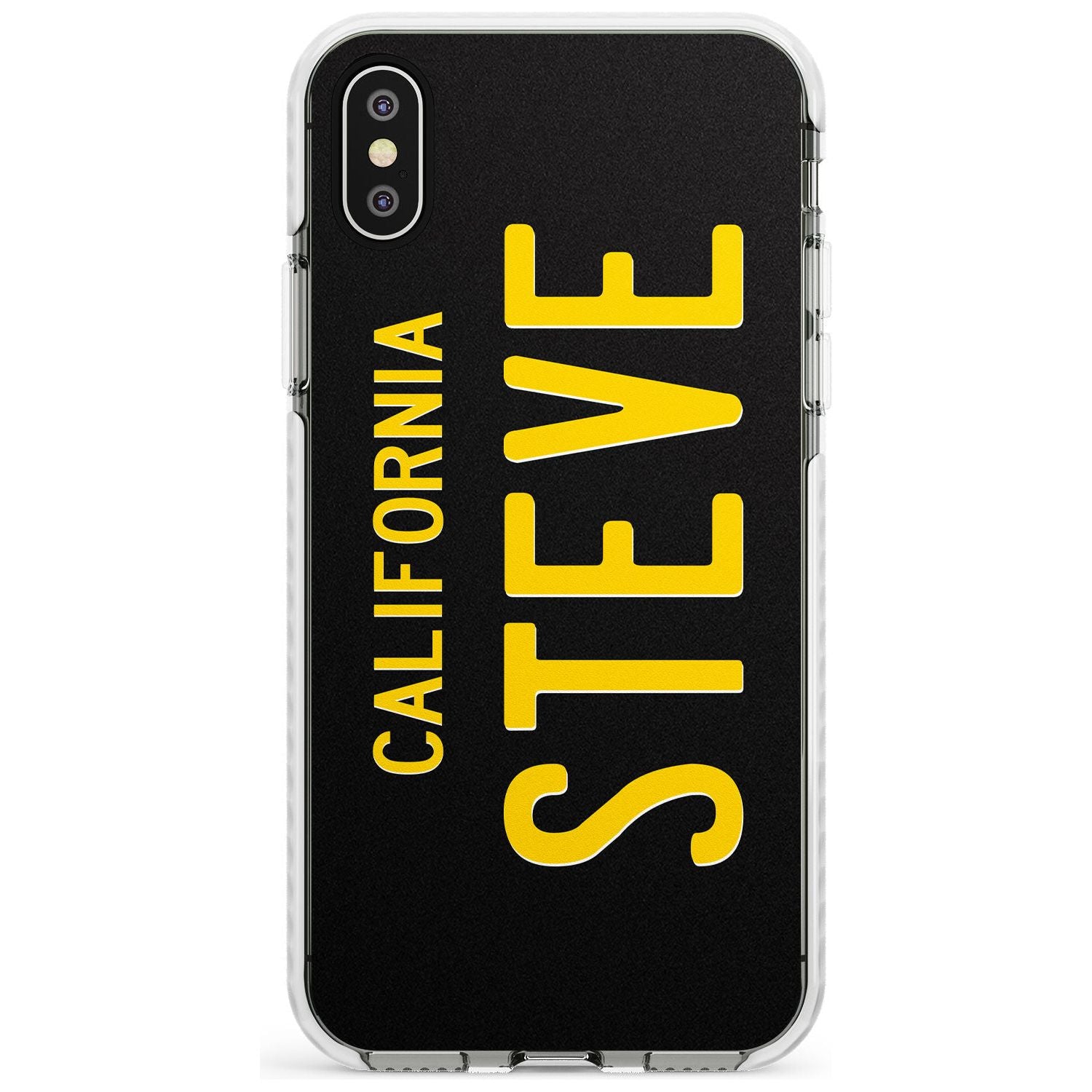 Vintage California License Plate Slim TPU Phone Case Warehouse X XS Max XR