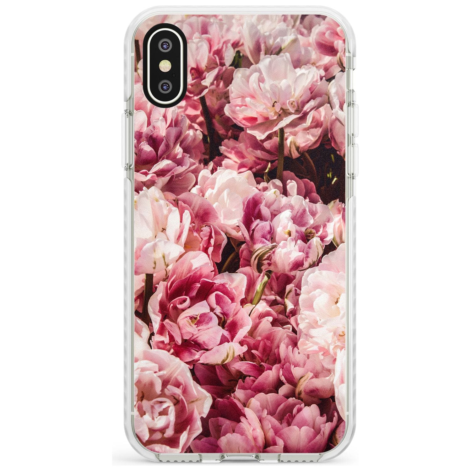 Pink Peonies iPhone Case Impact Case Phone Case - Case Warehouse
