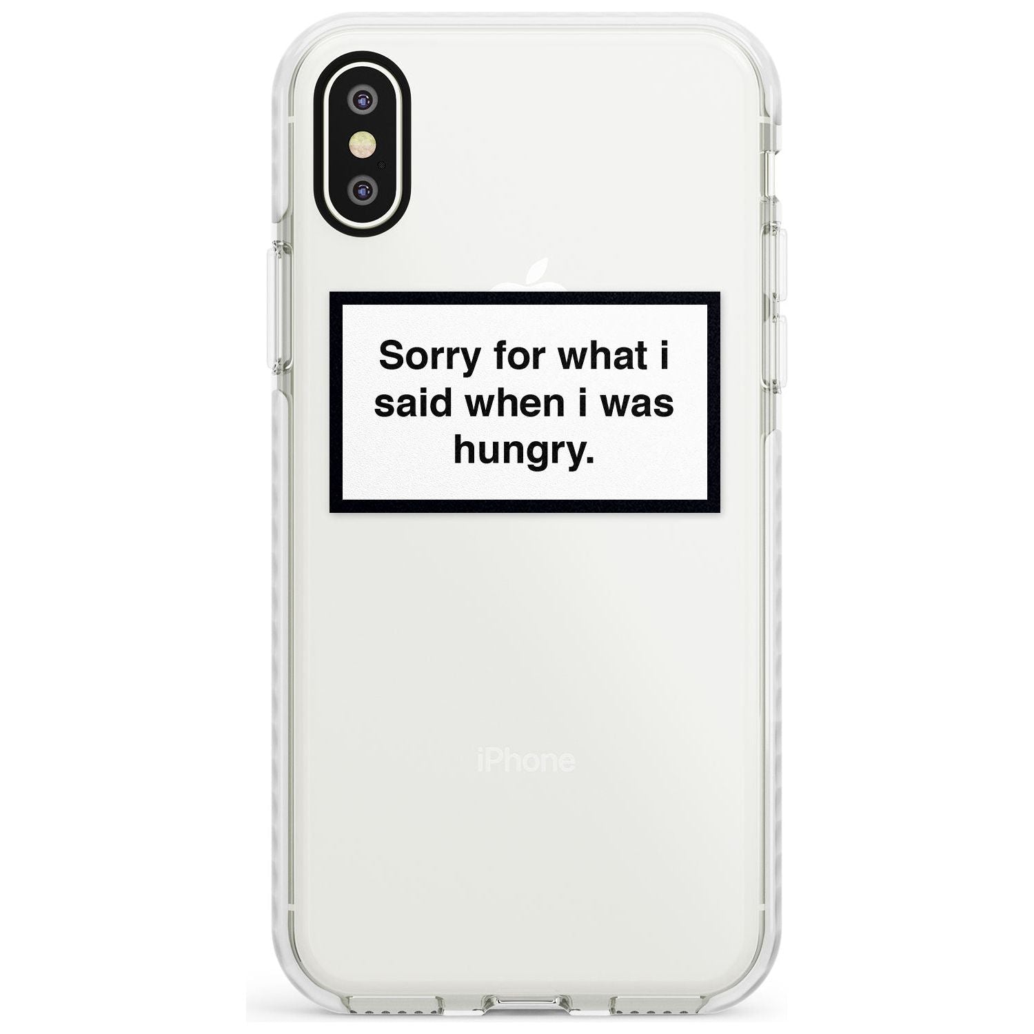 Sorry for what I said iPhone Case Impact Case Phone Case - Case Warehouse