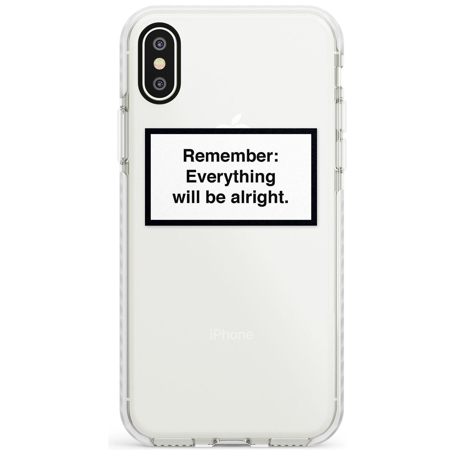 'Everything Will Be Alright' iPhone Case Impact Case Phone Case - Case Warehouse