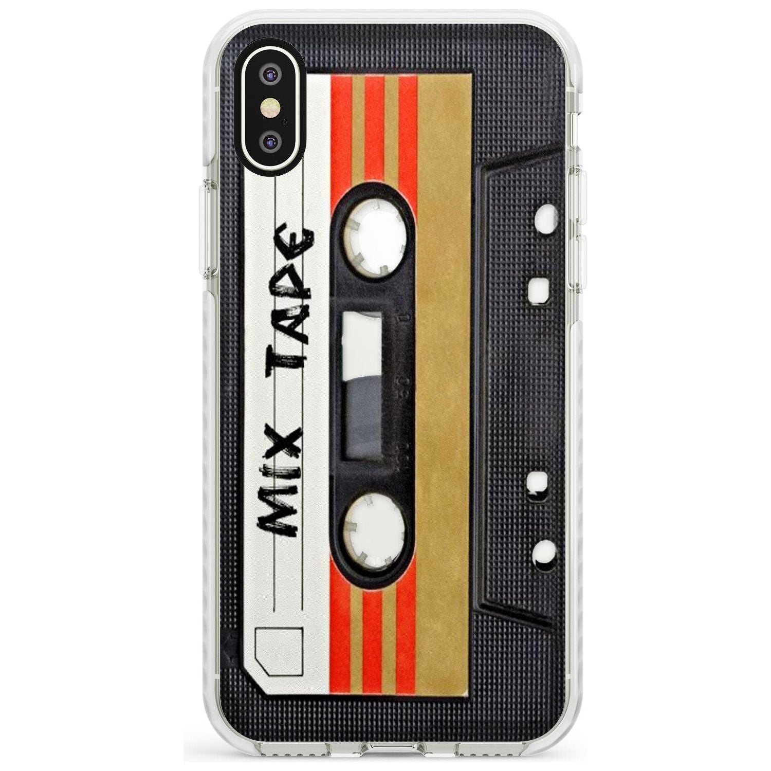 Retro Mix Tape iPhone Case Impact Case Phone Case - Case Warehouse