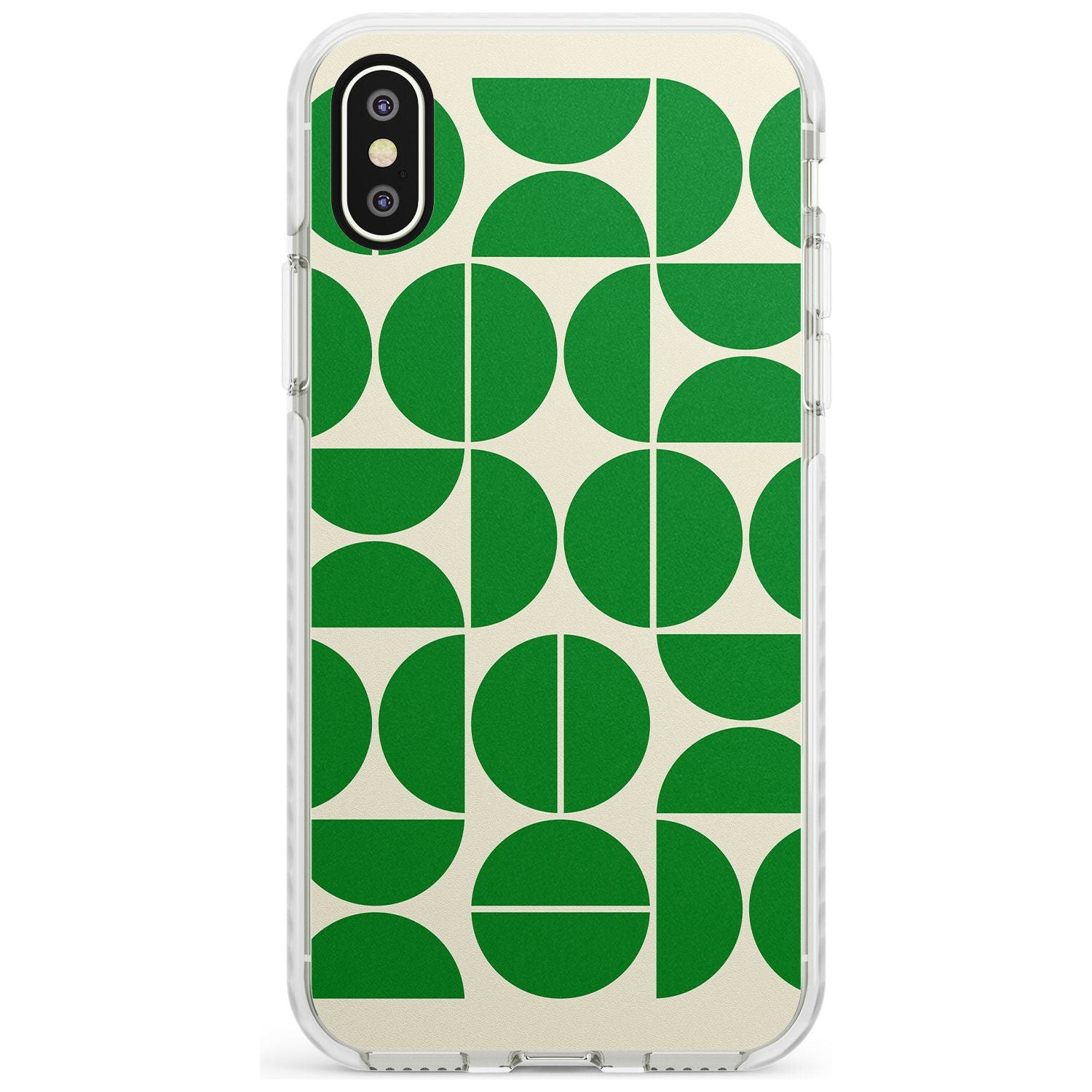 White Stars on Clear Phone Case for iPhone X XS Max XR
