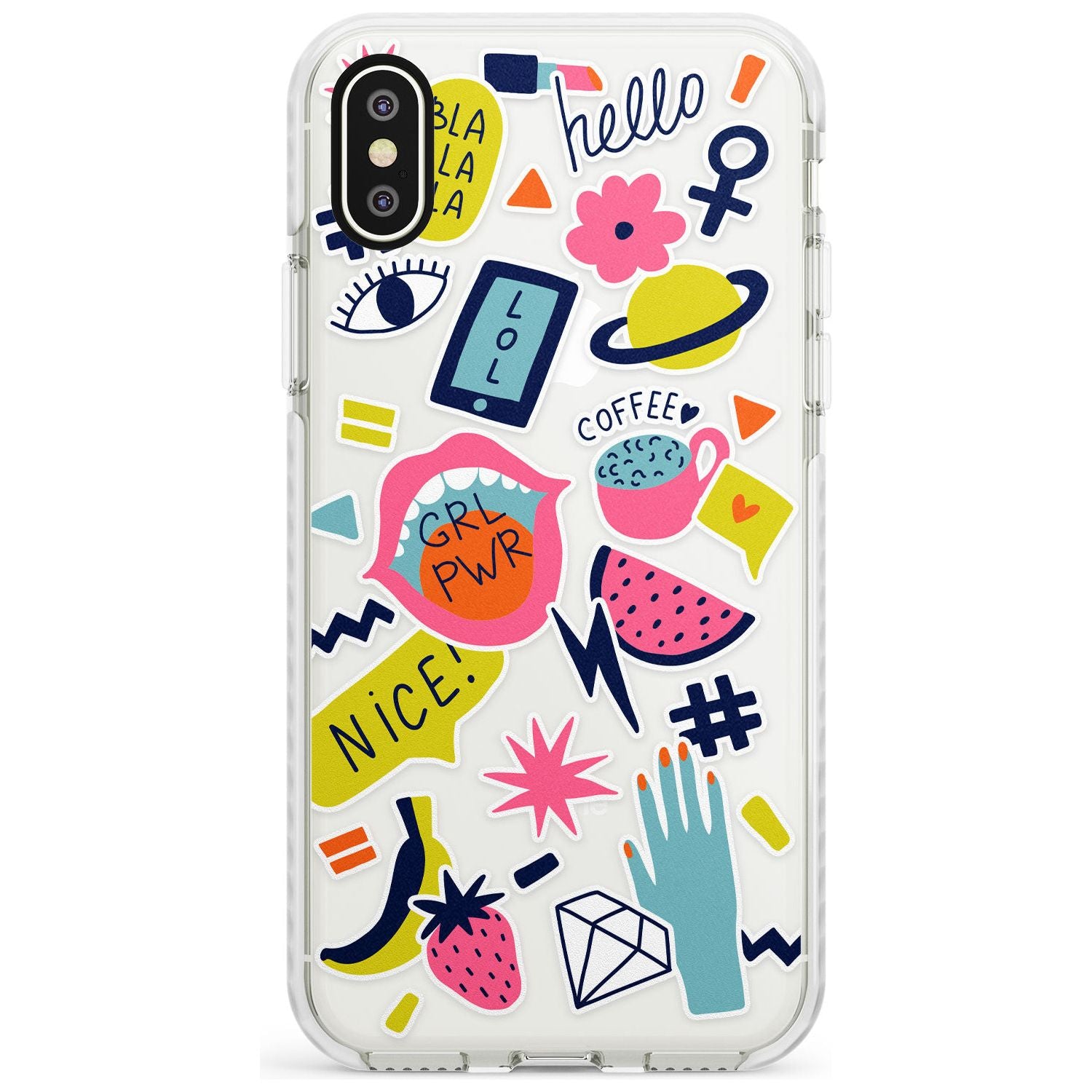GRL PWR iPhone Case Impact Case Phone Case - Case Warehouse