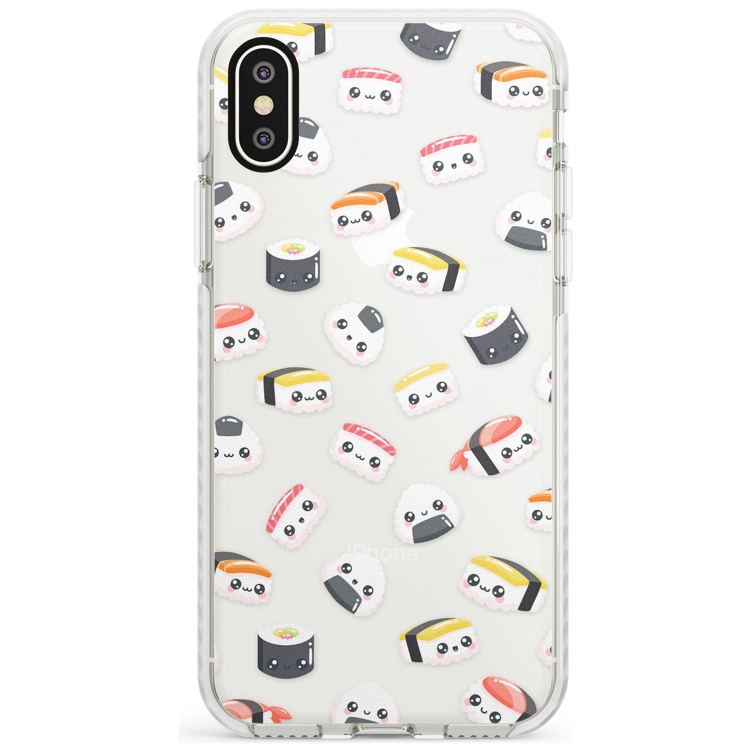 Kawaii Sushi & Rice iPhone Case Impact Case Phone Case - Case Warehouse