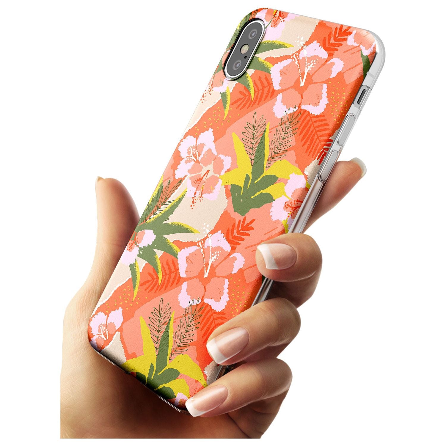 Hawaiian Flowers Abstract Pattern iPhone Case Phone Case - Case Warehouse