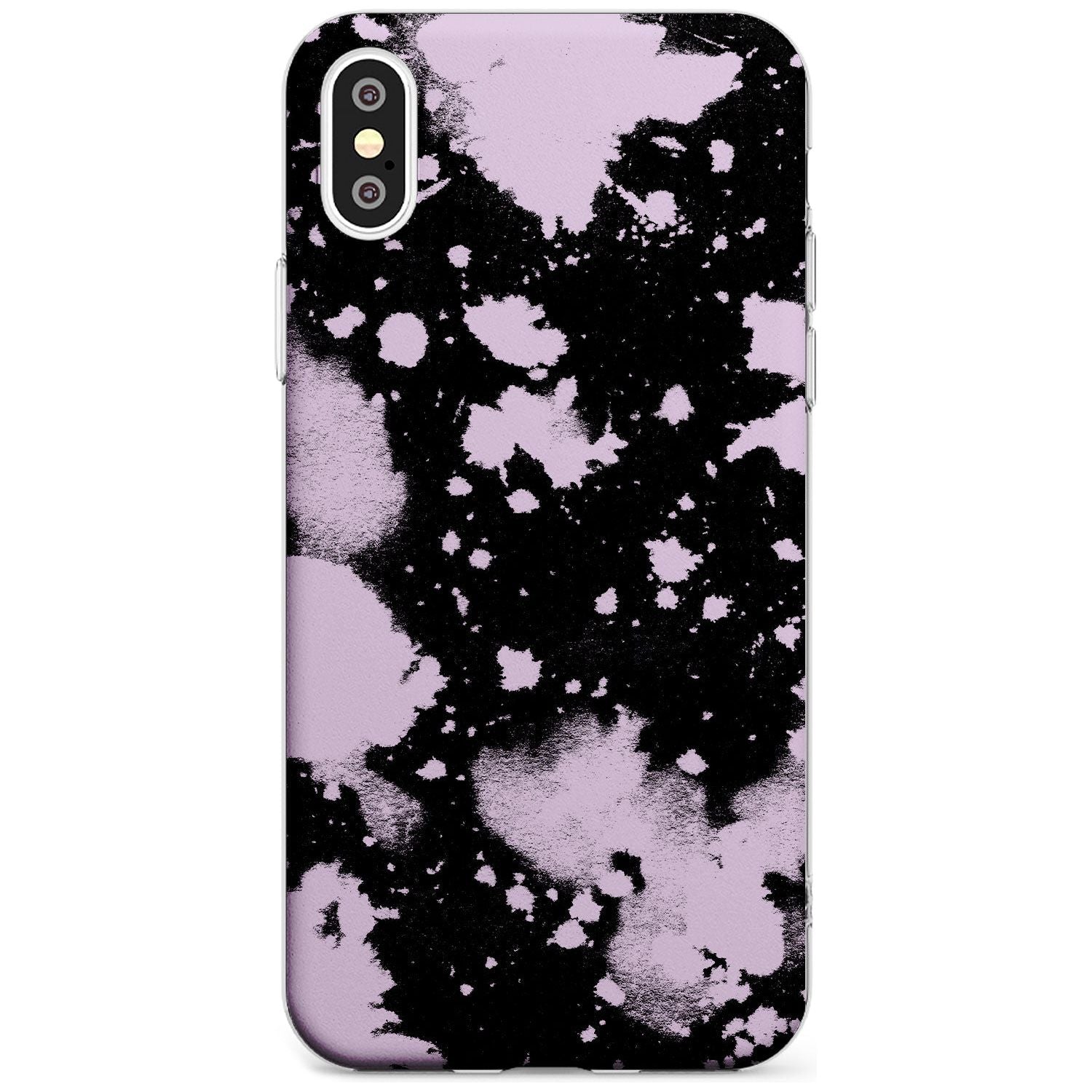 Pink & Black Acid Wash Tie-Dye iPhone Case Slim Case Phone Case - Case Warehouse