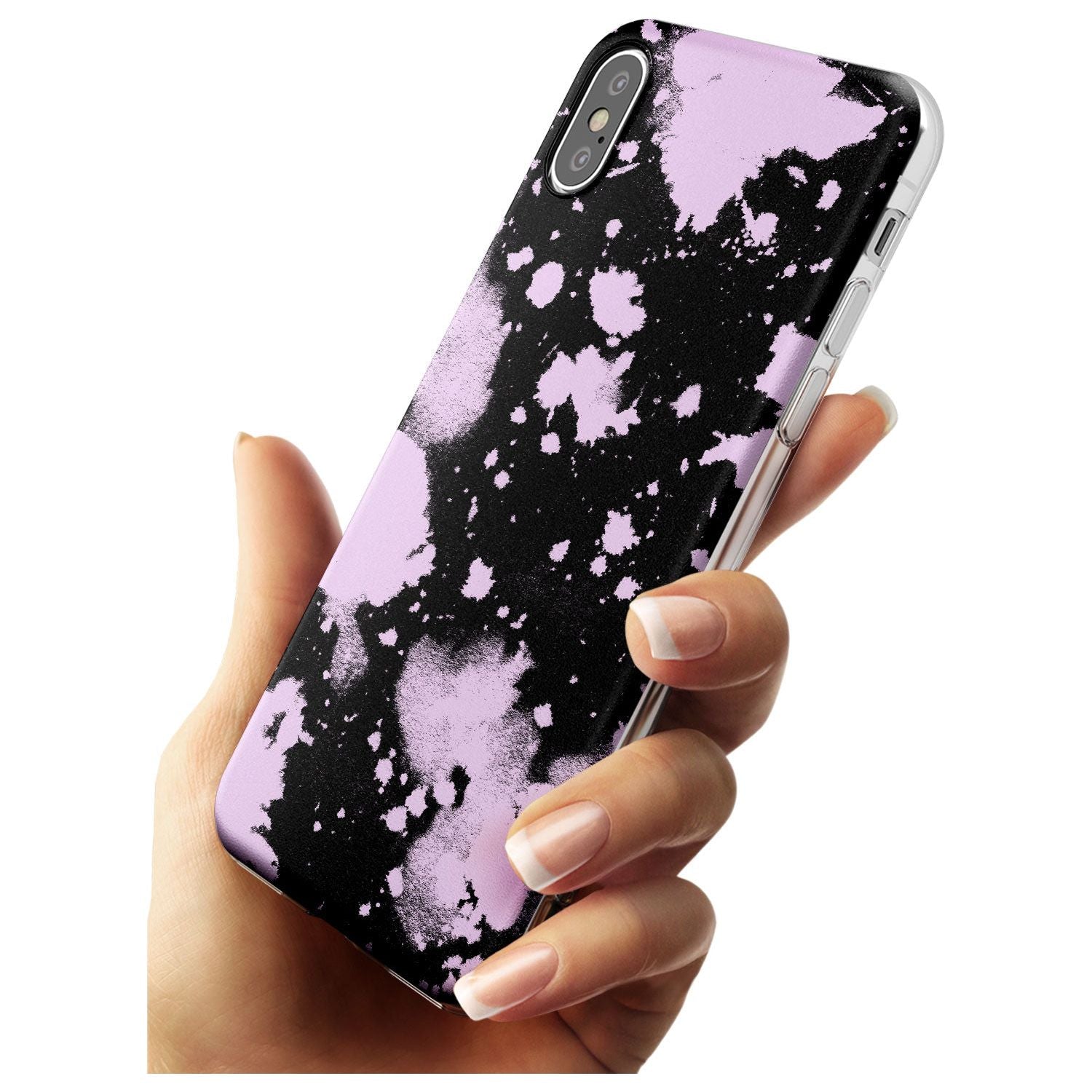 Pink & Black Acid Wash Tie-Dye iPhone Case Phone Case - Case Warehouse