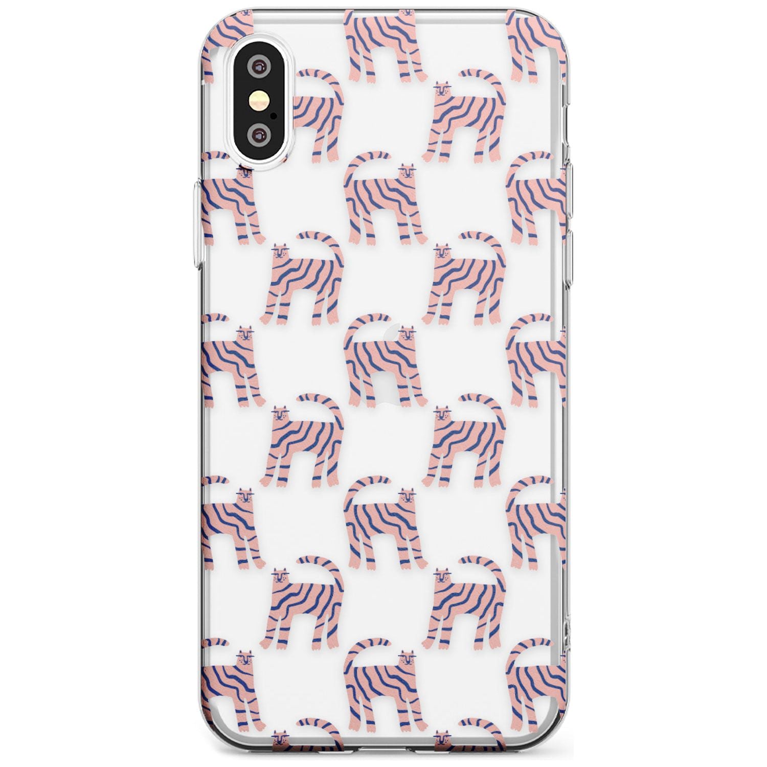 Pink And Blue Cat Pattern