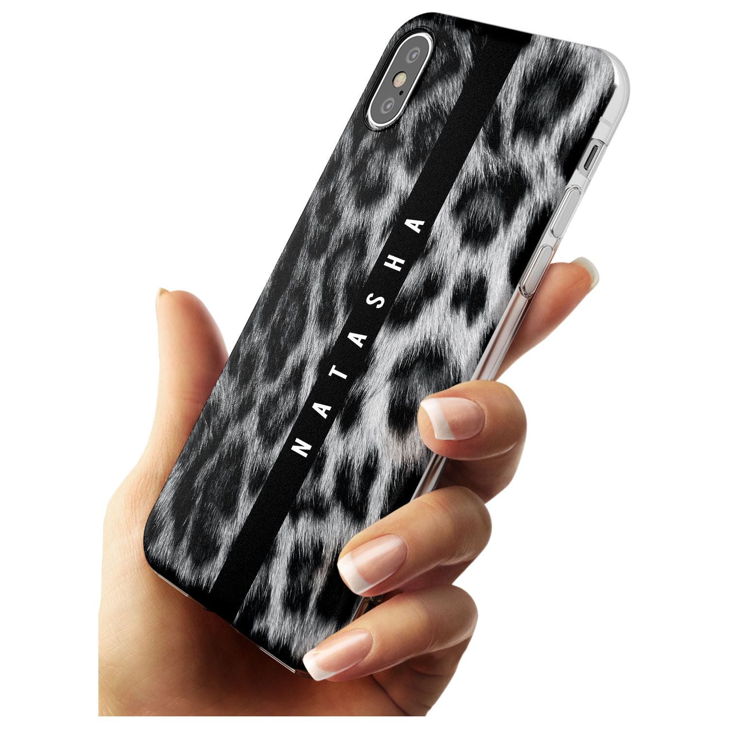 Snow Leopard Print iPhone Case Custom Phone Case - Case Warehouse
