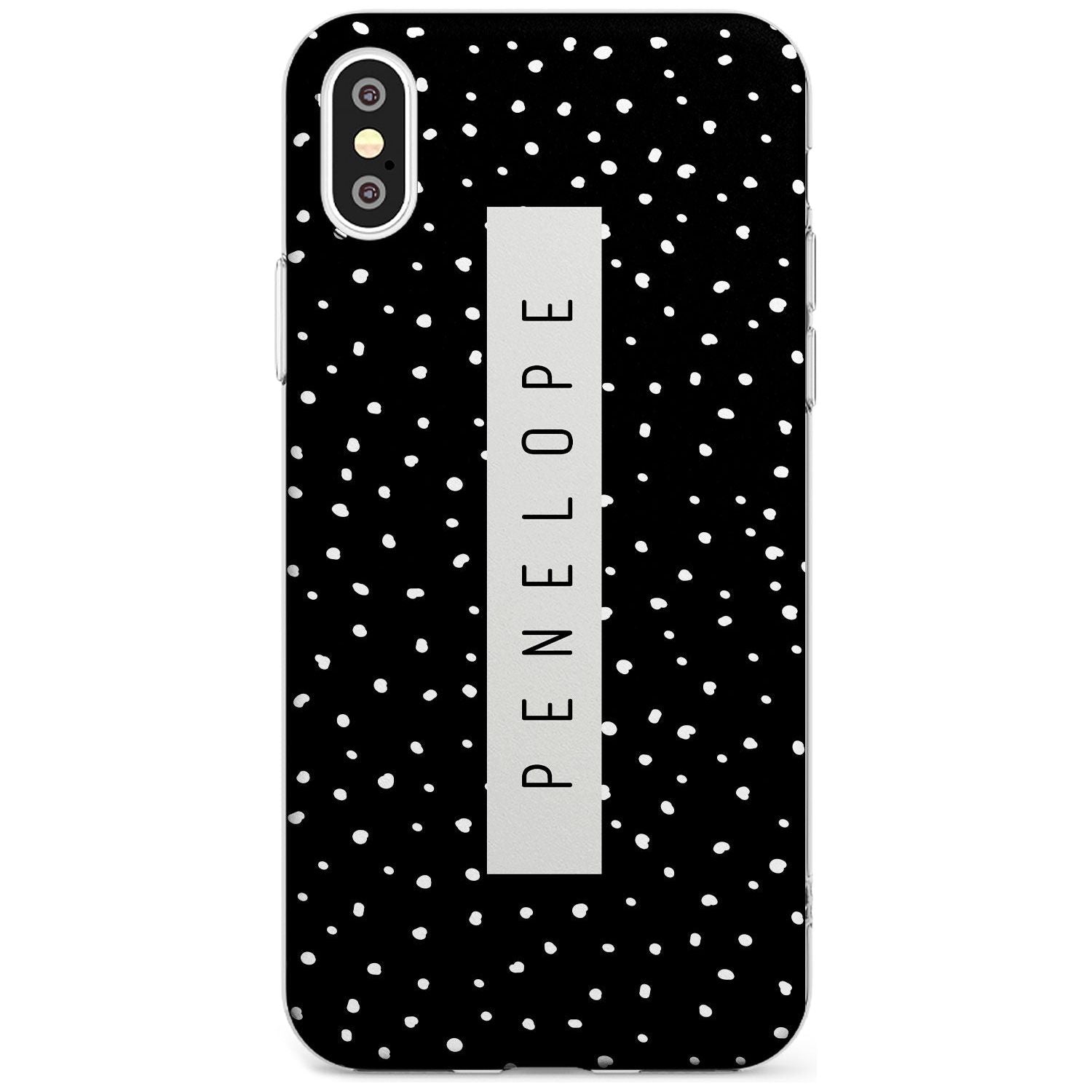 Custom Black Dots iPhone Case Slim Case Custom Phone Case - Case Warehouse