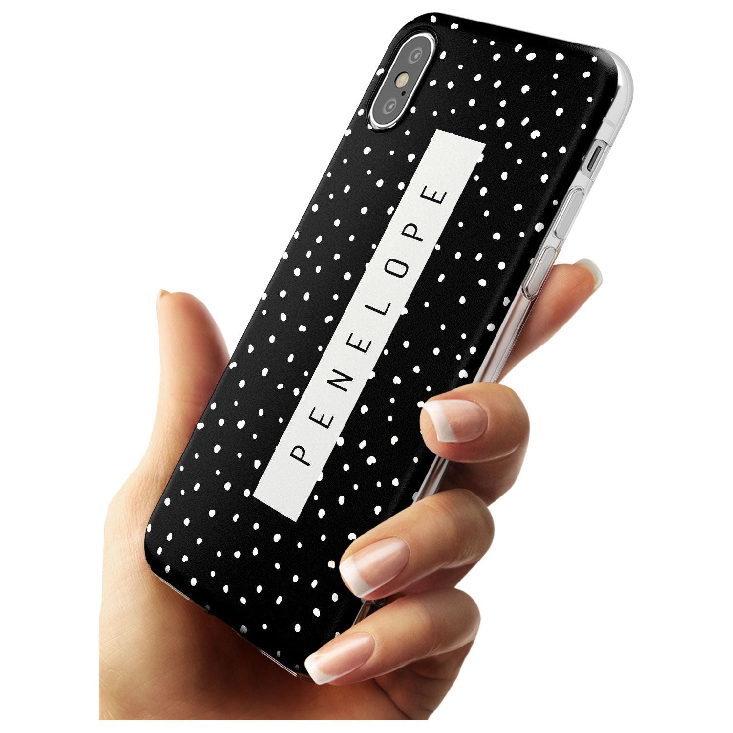 Custom Black Dots iPhone Case Custom Phone Case - Case Warehouse