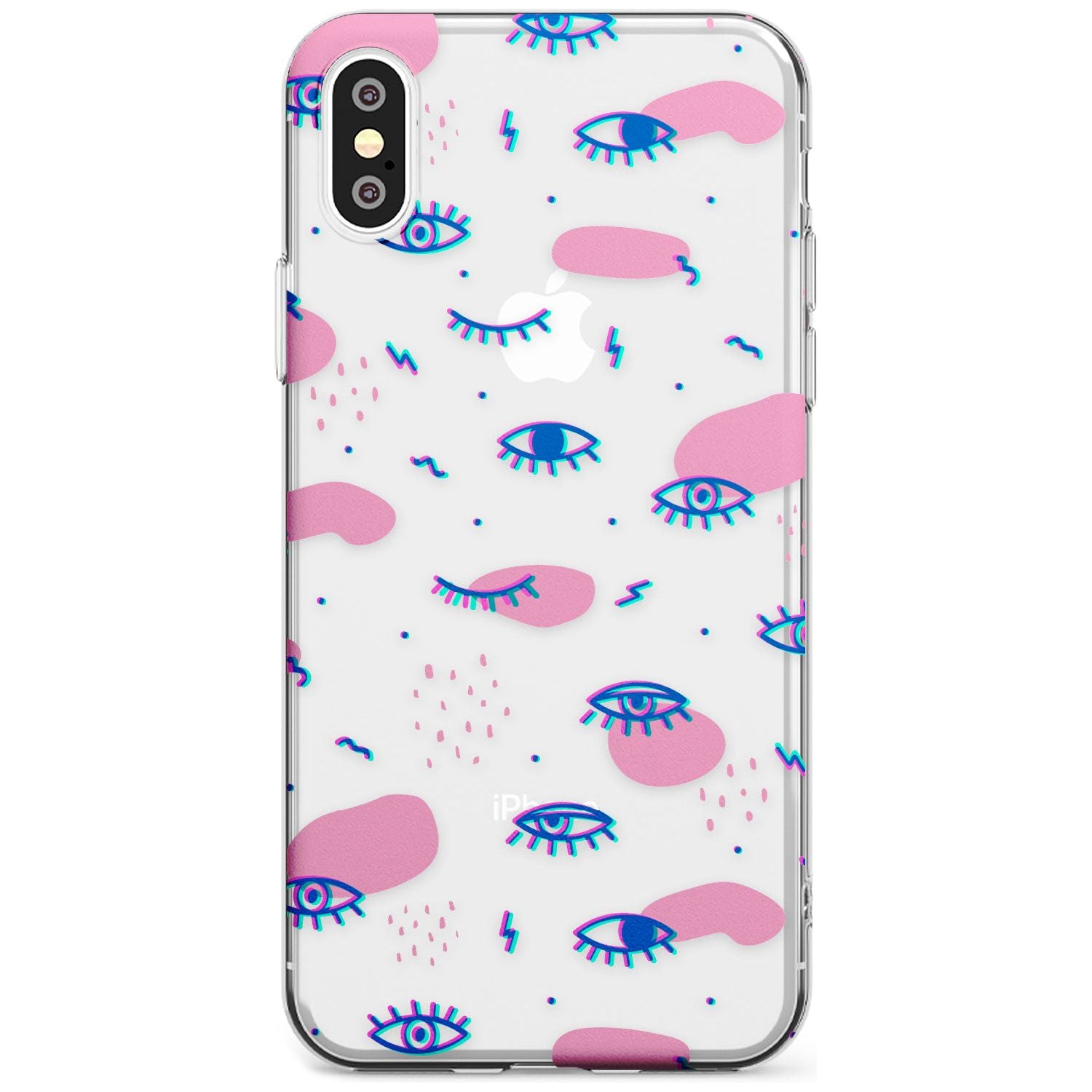 Pink Eye Blotches iPhone Case Slim Case Phone Case - Case Warehouse