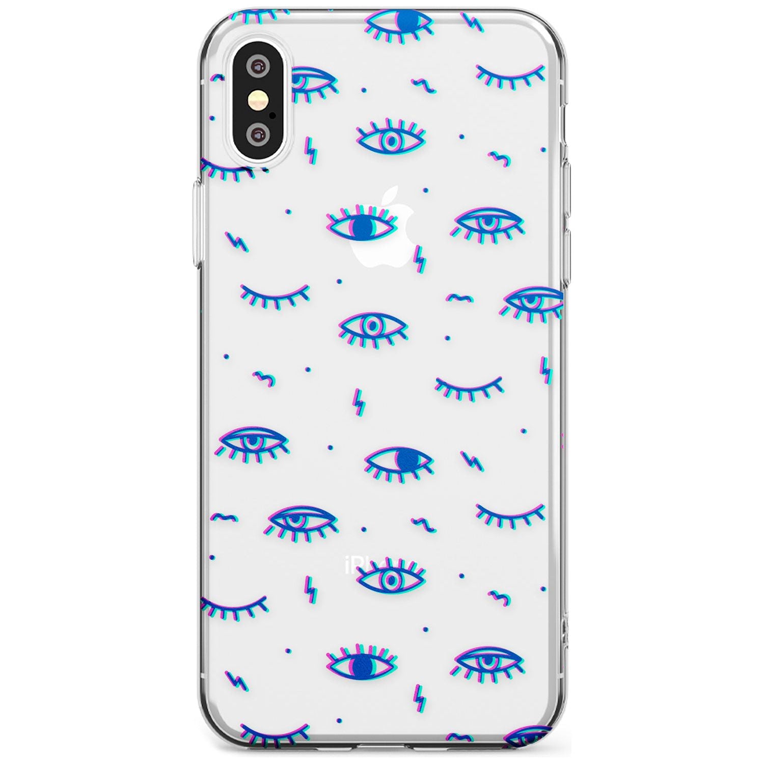 Duotone Psychedelic Eyes Slim Case Phone Case - Case Warehouse