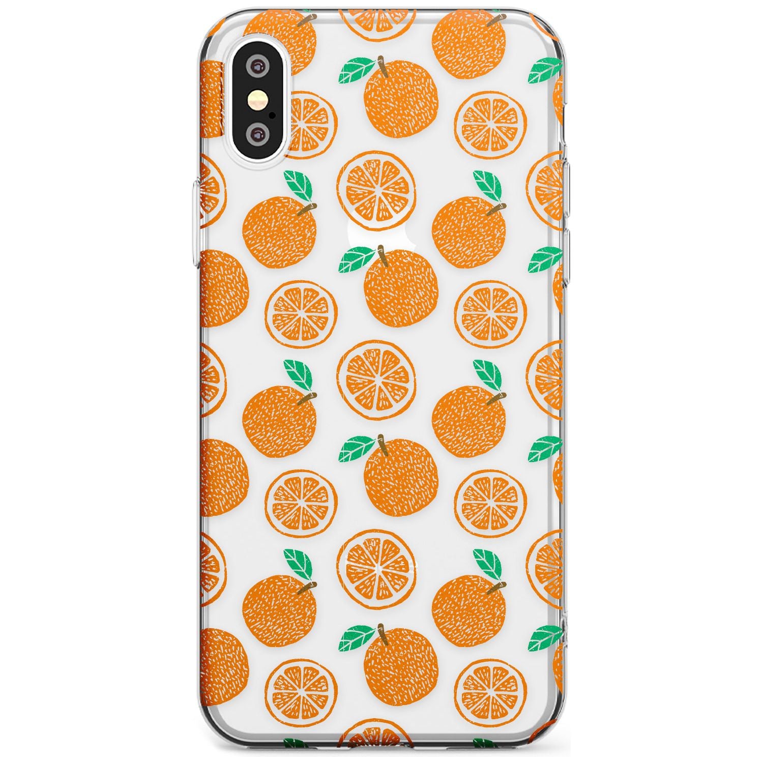 Orange Pattern iPhone Case Slim Case Phone Case - Case Warehouse