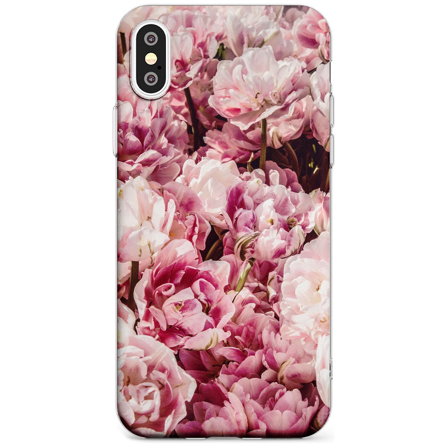 Pink Peonies iPhone Case Slim Case Phone Case - Case Warehouse