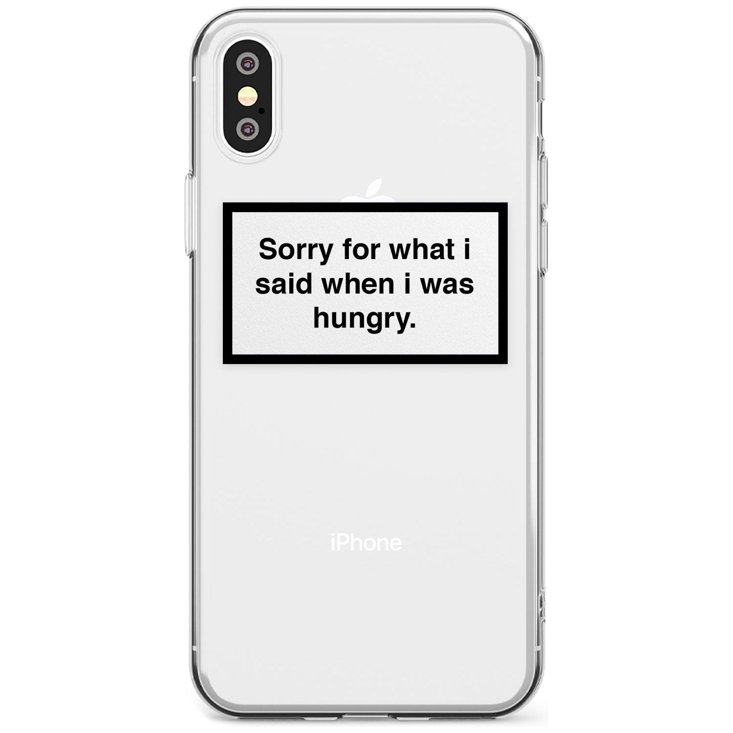 Sorry for what I said iPhone Case Slim Case Phone Case - Case Warehouse