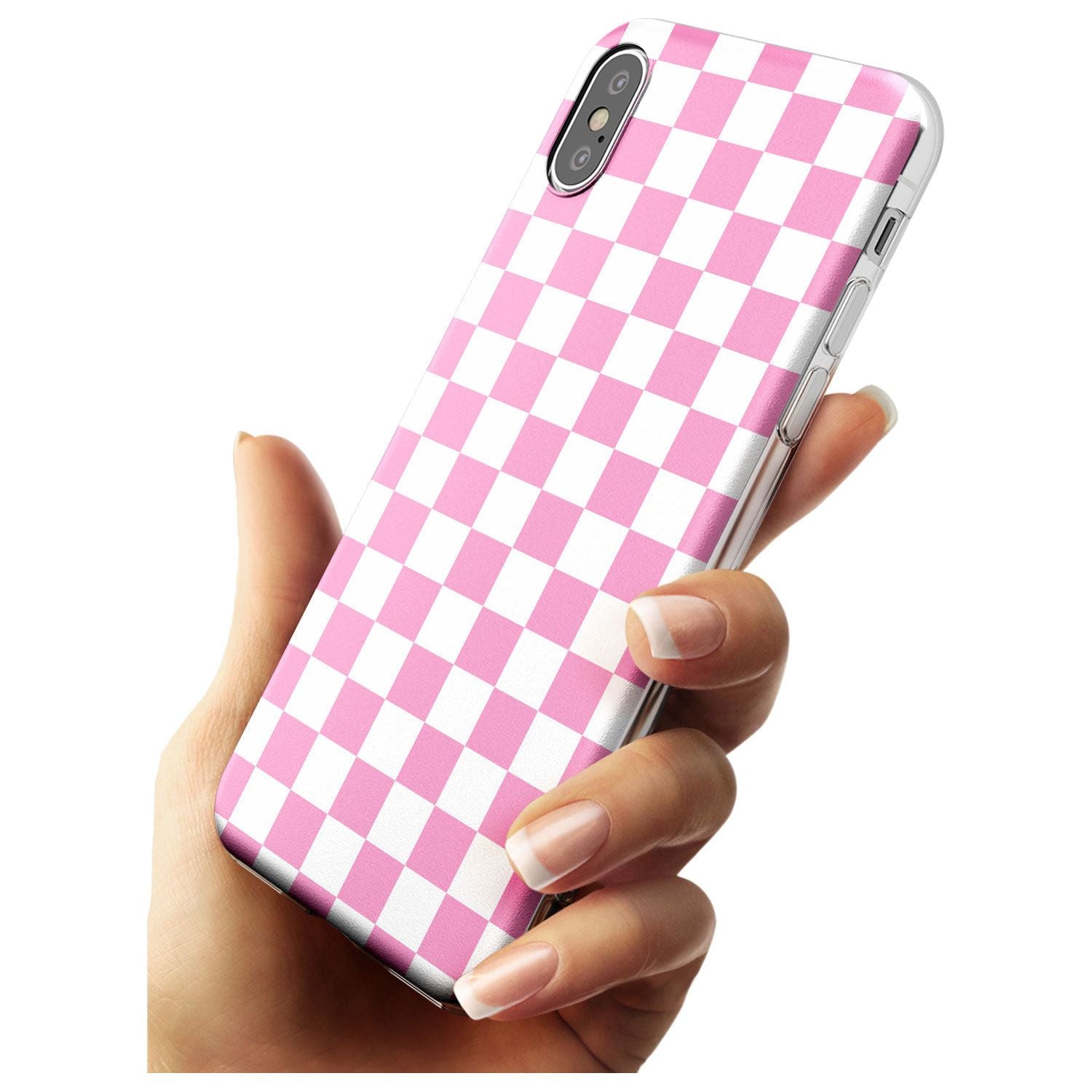 Pink Checkered iPhone Case Phone Case - Case Warehouse