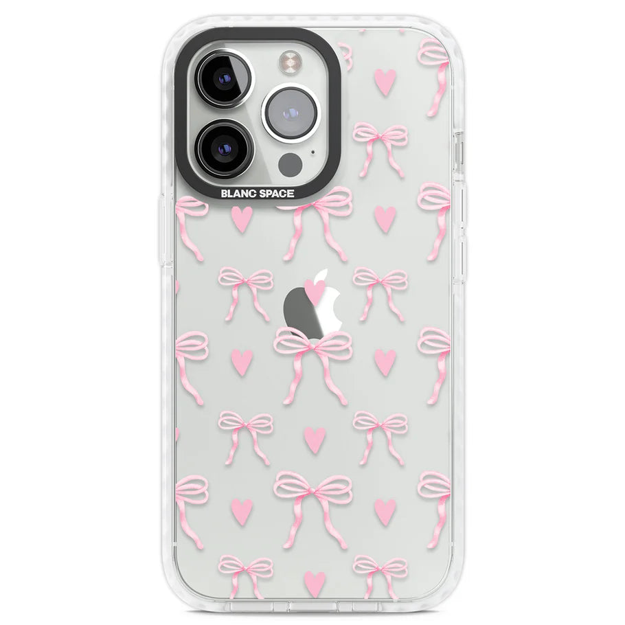 Pink Bows & Hearts iPhone Case Collection