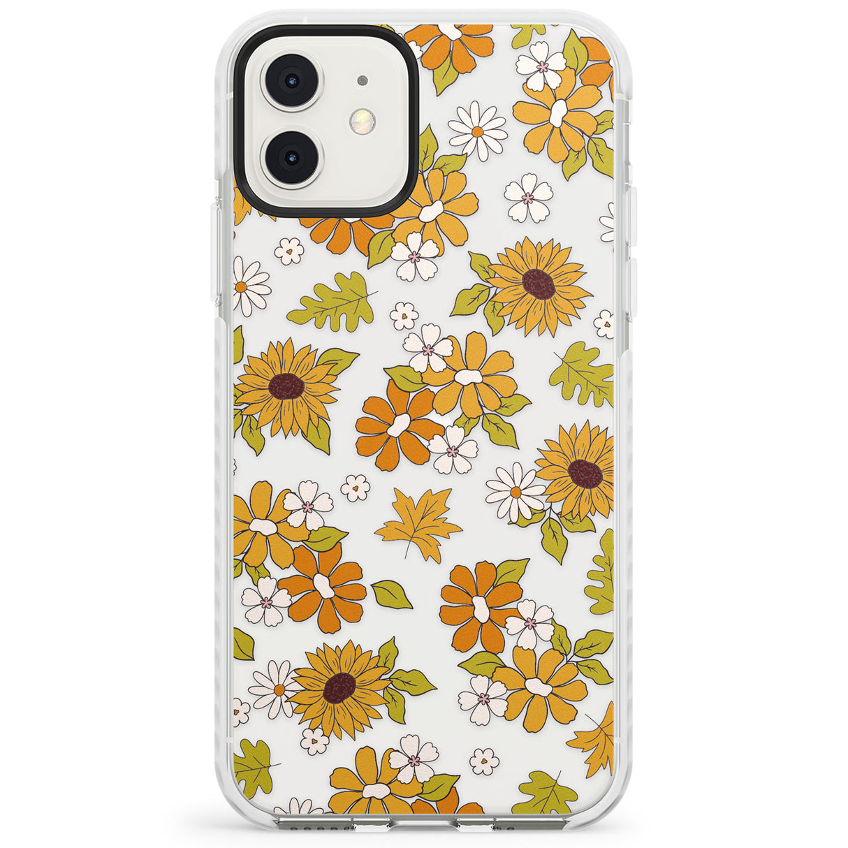 Boho Sunflowers Impact Phone Case for iPhone 11, iphone 12