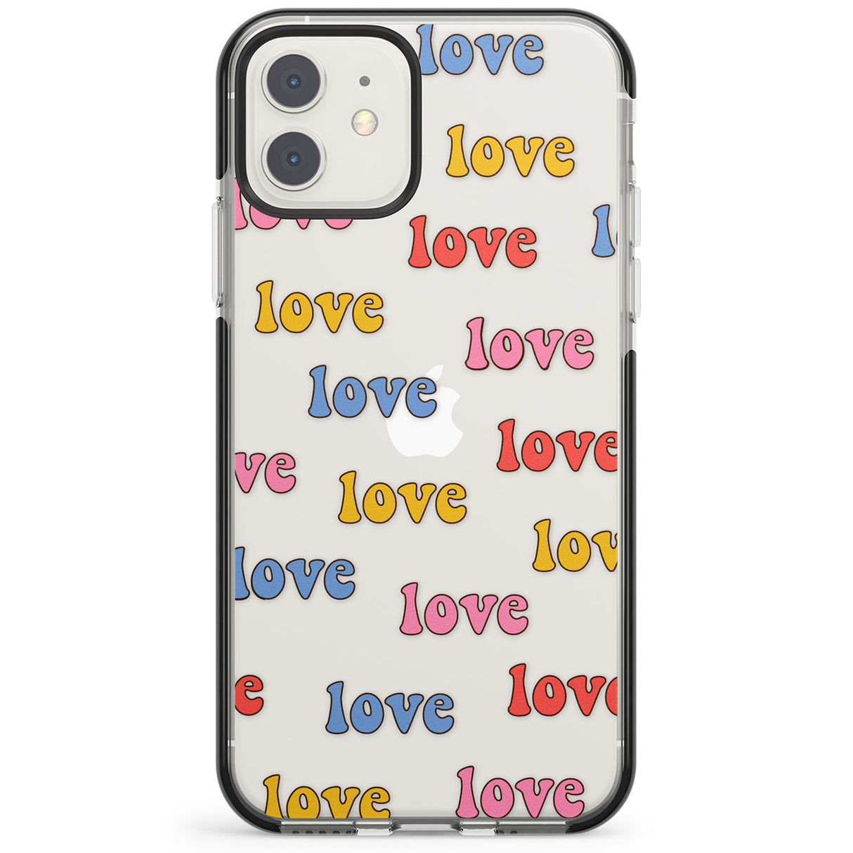 Love Pattern Impact Phone Case for iPhone 11, iphone 12