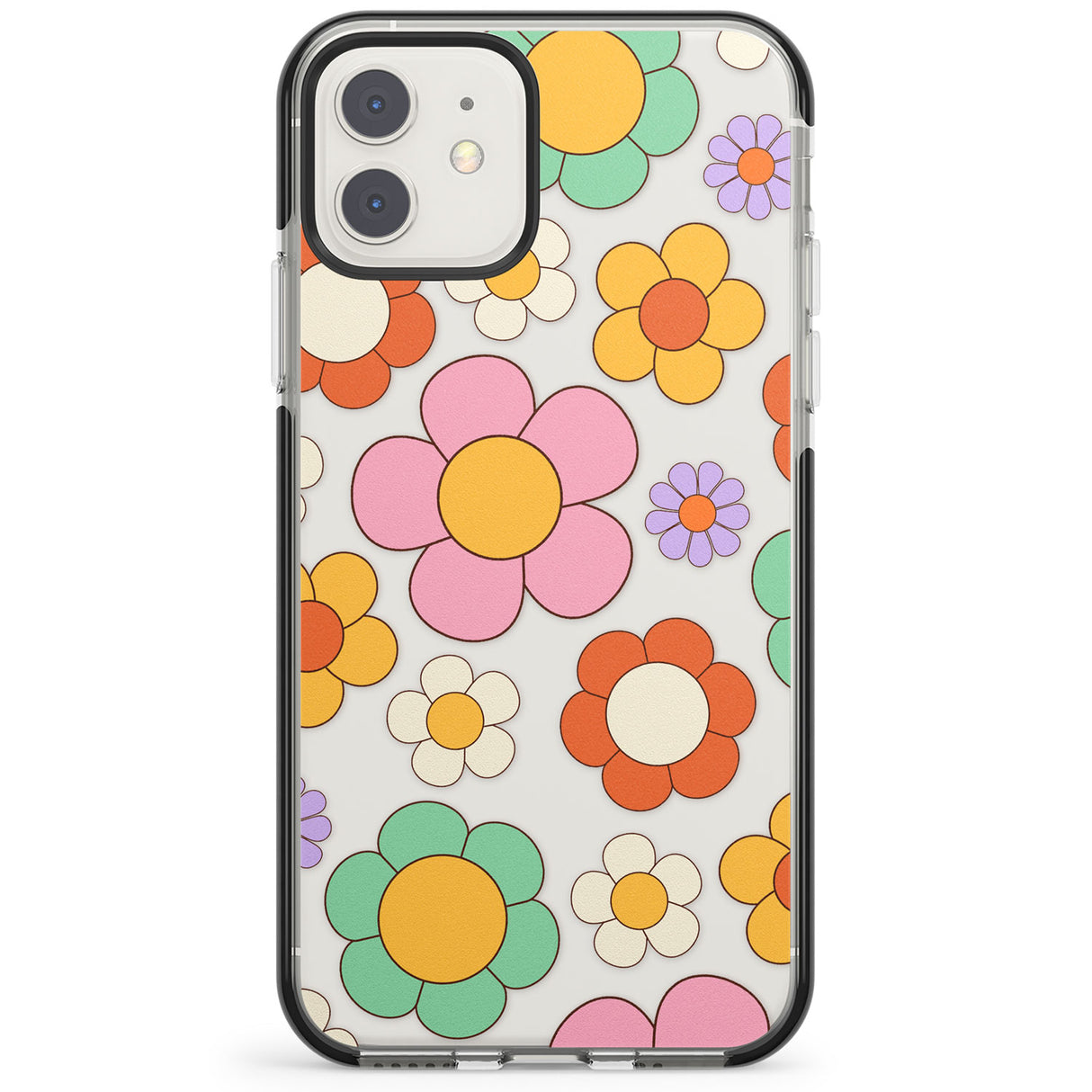 Groovy Blossoms Impact Phone Case for iPhone 11, iphone 12