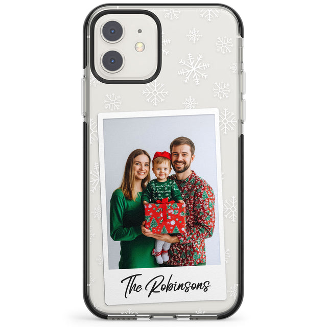 Personalised Snowflake Photo Impact Phone Case for iPhone 11, iphone 12