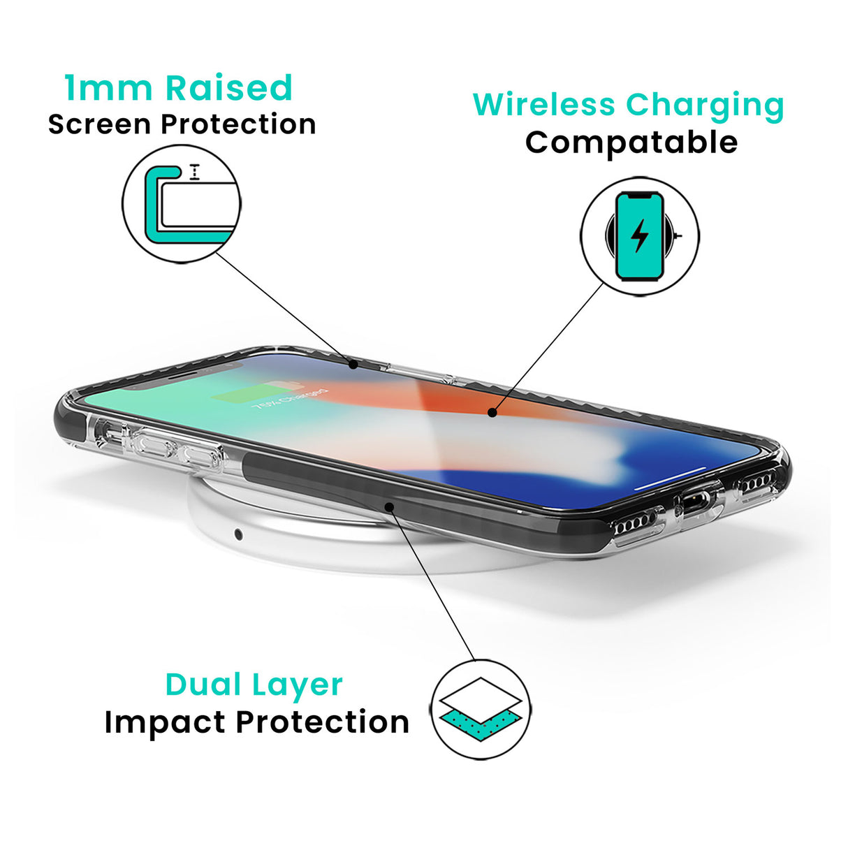 Iridescent De Milo Impact Phone Case for iPhone 11, iphone 12