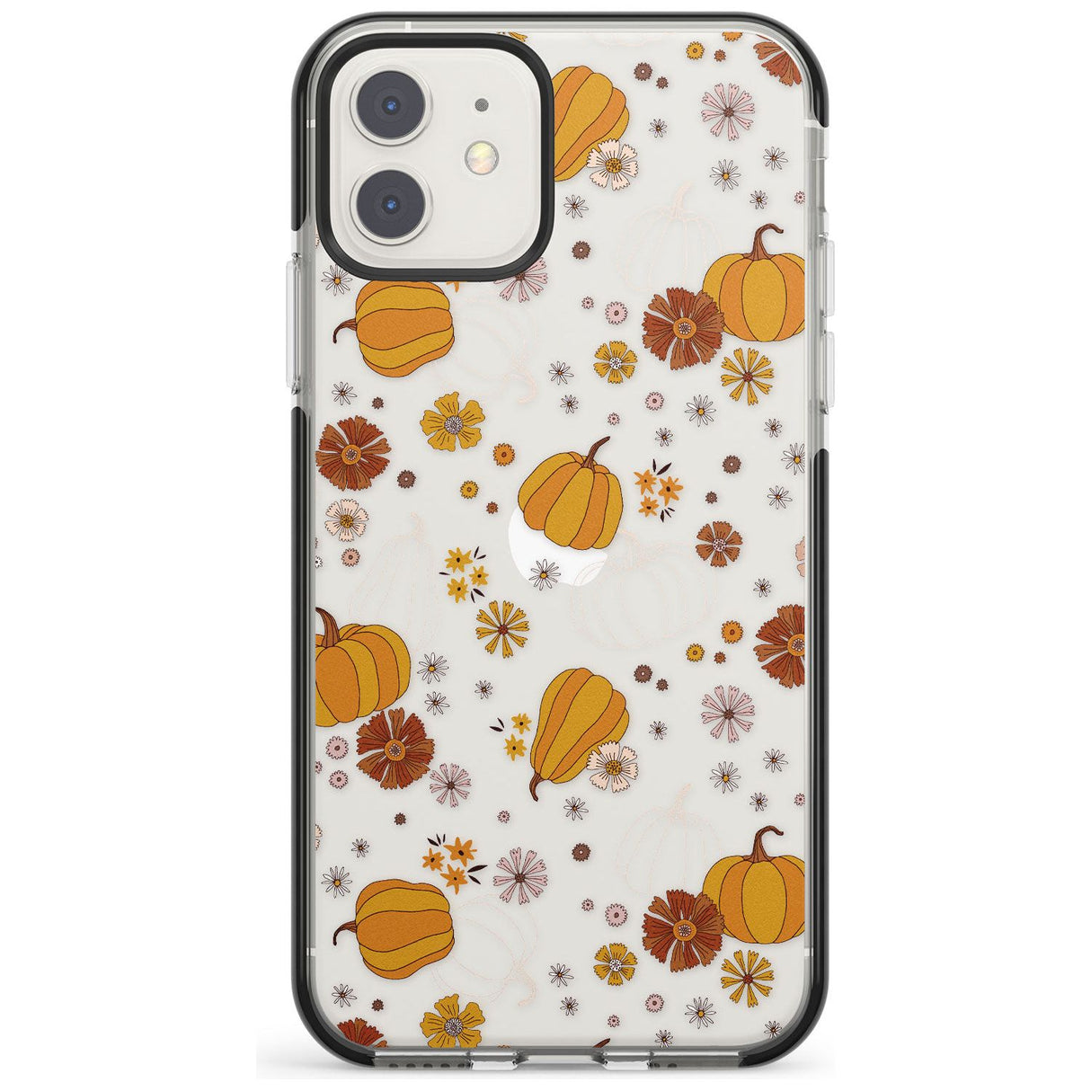 Halloween Skulls and Flowers Impact Phone Case for iPhone 11, iphone 12