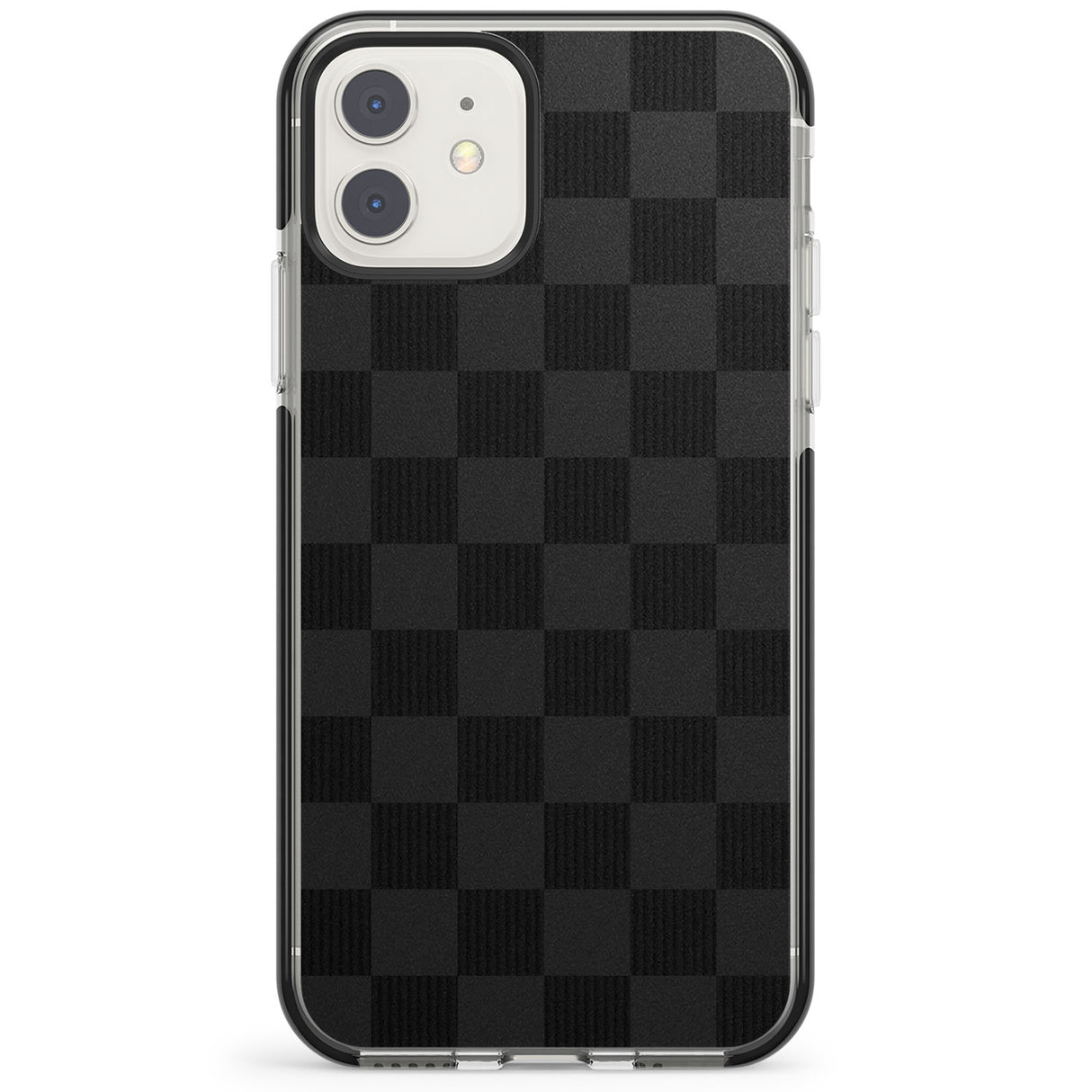 BLACK CHECKERED Impact Phone Case for iPhone 11, iphone 12